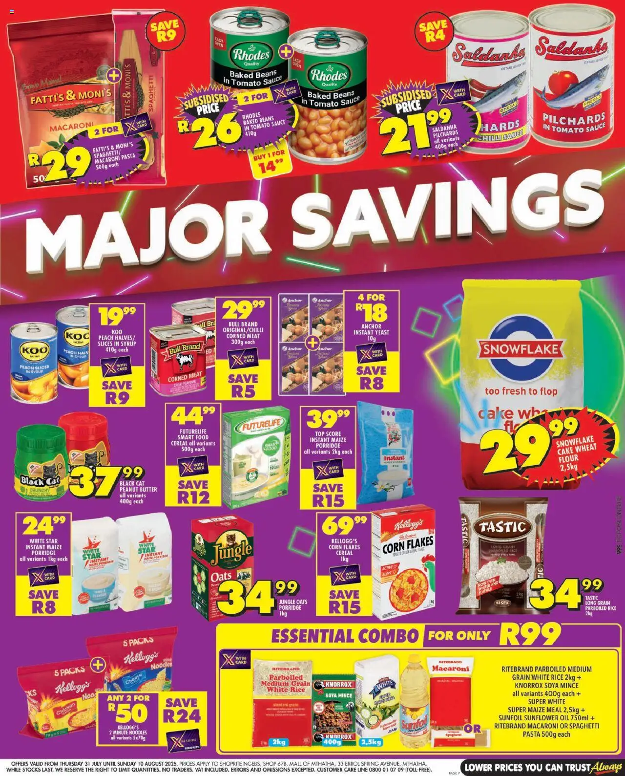 Shoprite Eastern Cape - Major Deals Grand Opening Ngebs 31/07 - 10/08/2025 >> Catalogue - page 7