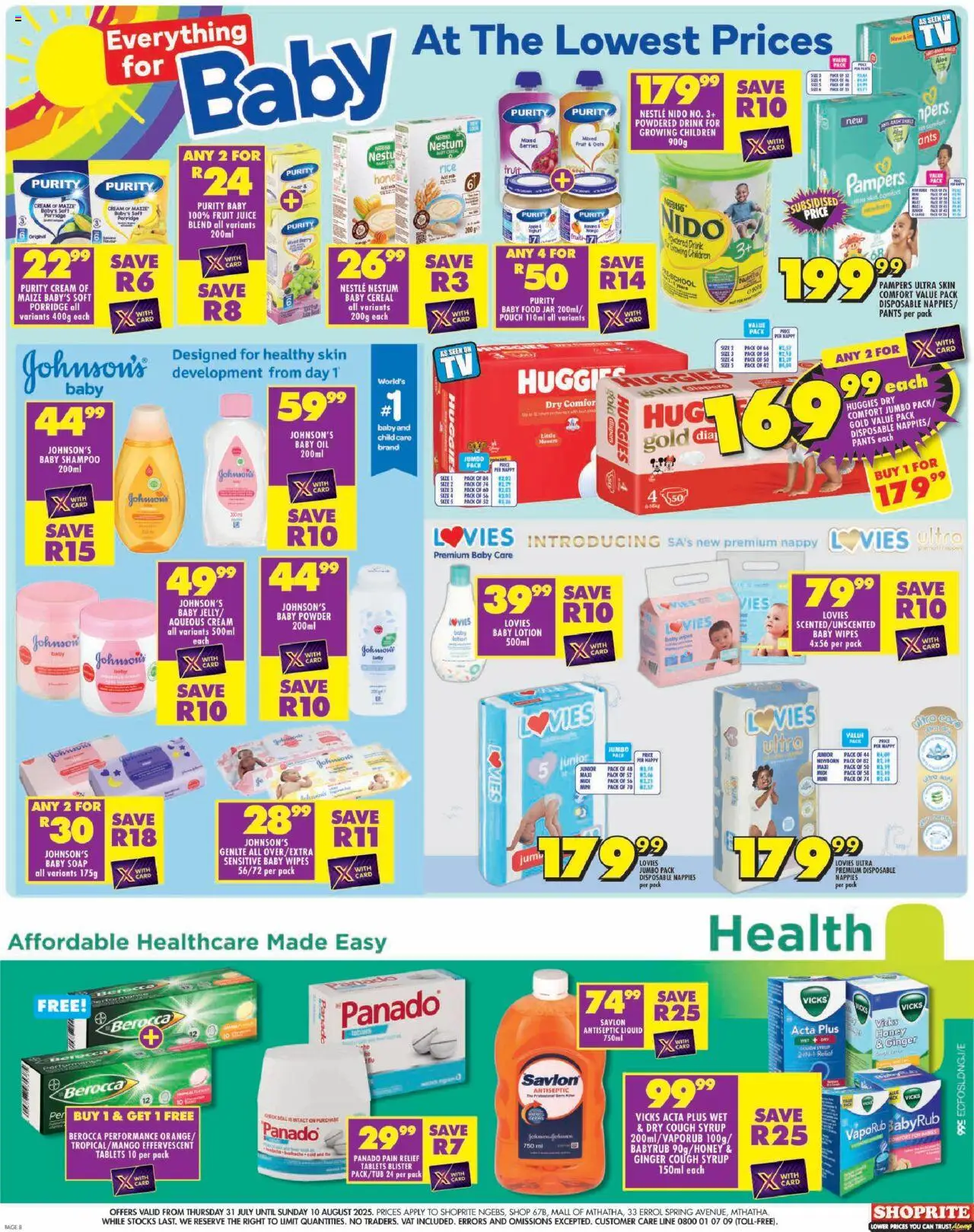 Shoprite Eastern Cape - Major Deals Grand Opening Ngebs 31/07 - 10/08/2025 >> Catalogue - page 8