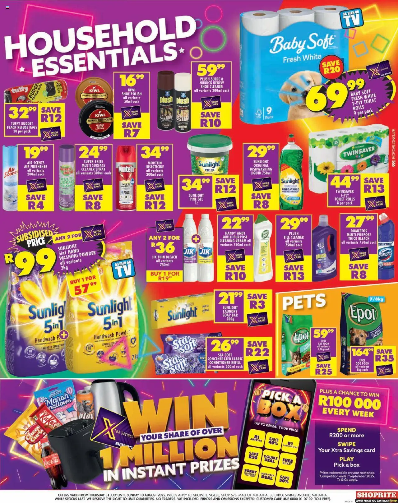 Shoprite Eastern Cape - Major Deals Grand Opening Ngebs 31/07 - 10/08/2025 >> Catalogue - page 11