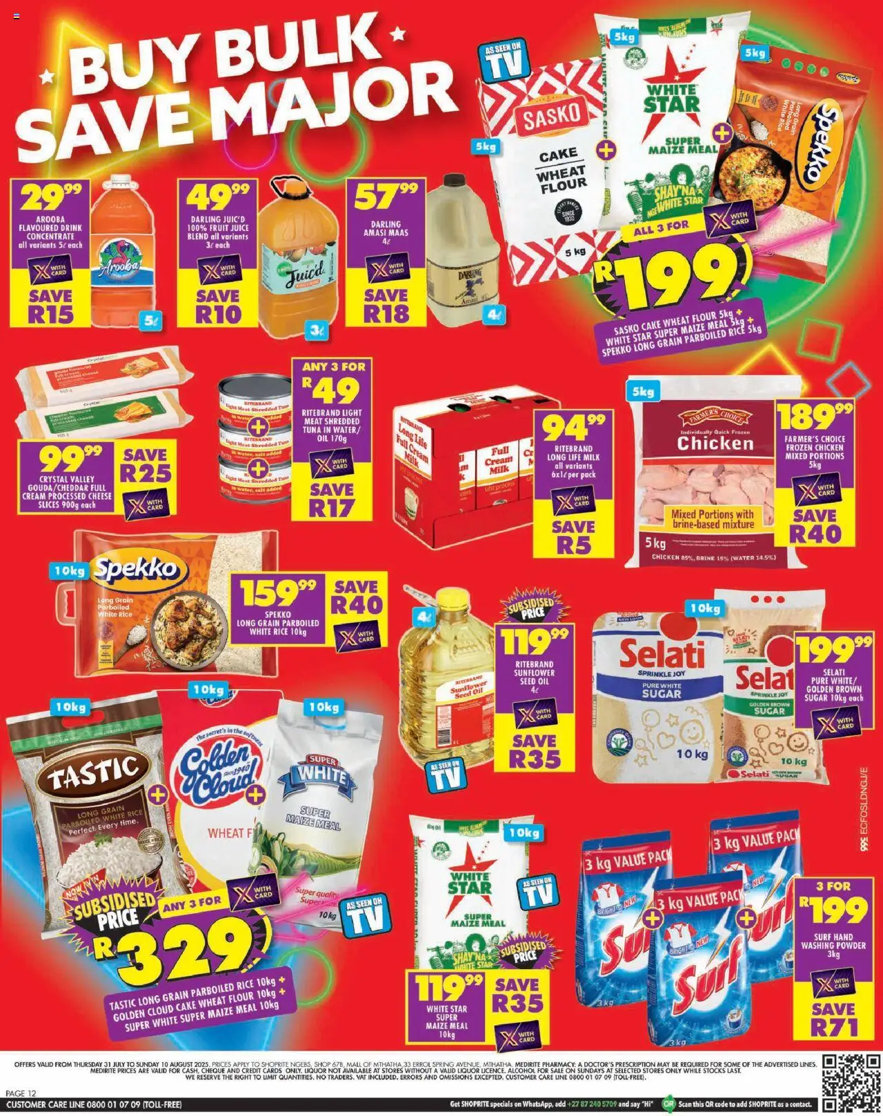 Shoprite Eastern Cape - Major Deals Grand Opening Ngebs 31/07 - 10/08/2025 >> Catalogue - page 12