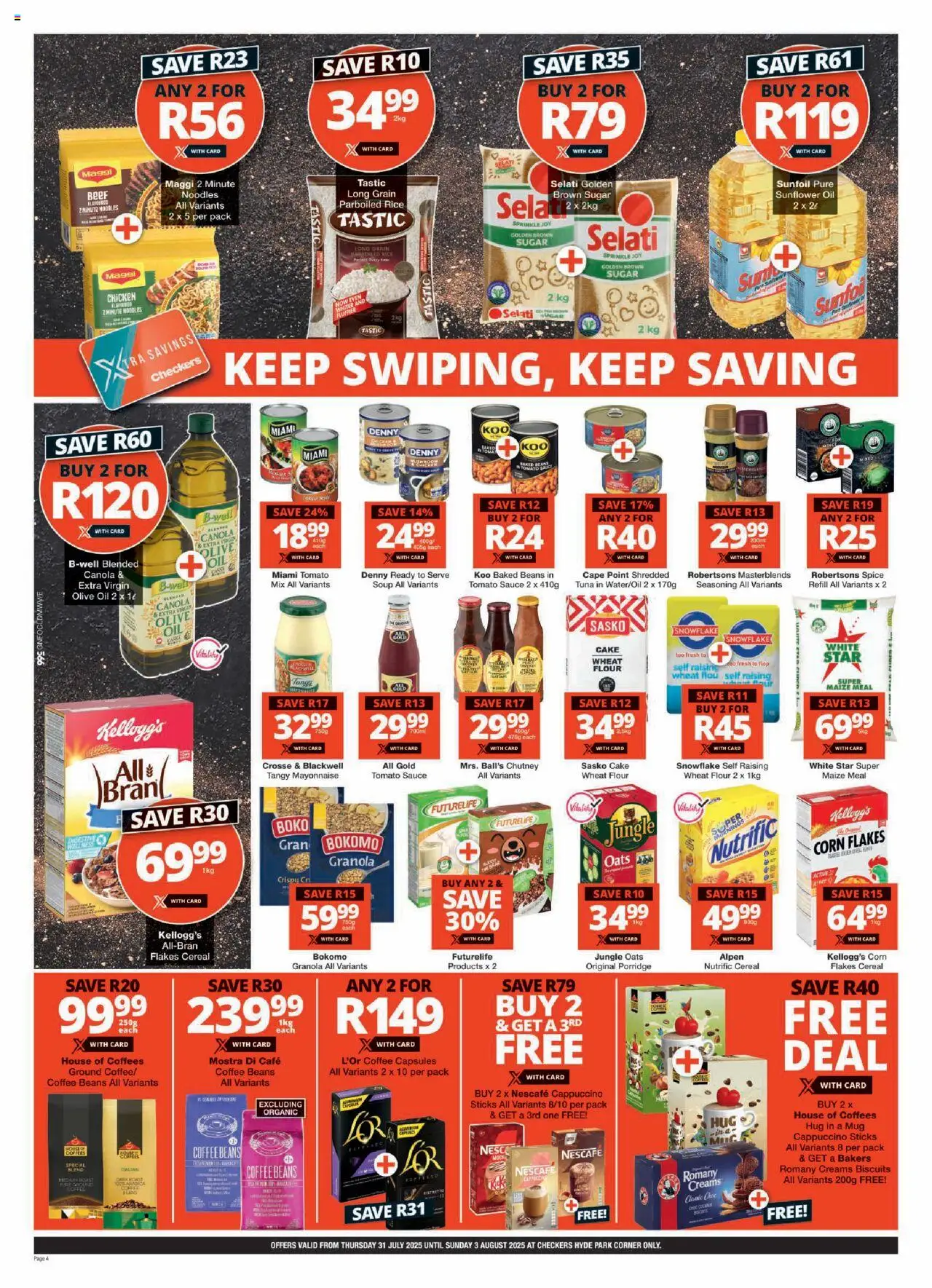 Checkers Gauteng - Hyde Park Corner Store 31/07 - 03/08/2025 >> Catalogue - page 4