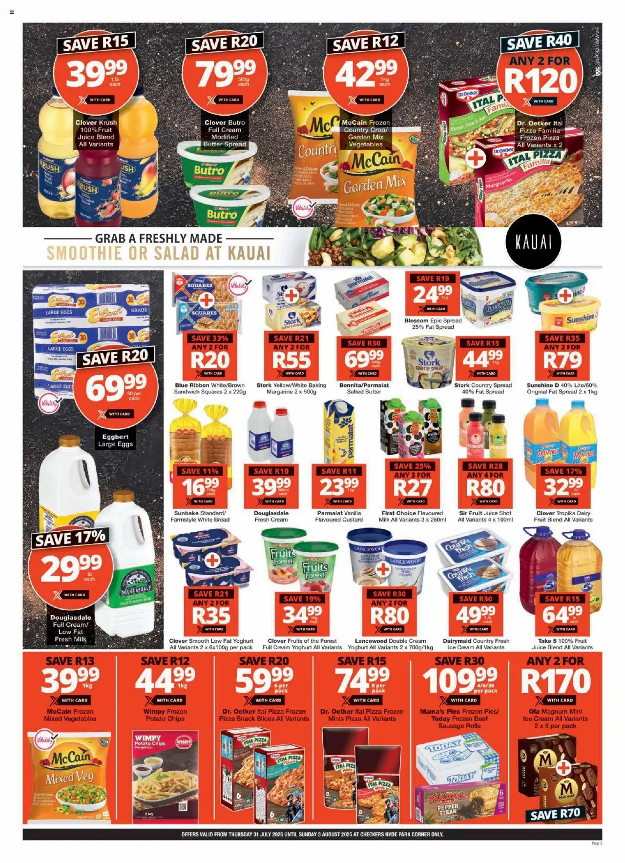 Checkers Gauteng - Hyde Park Corner Store 31/07 - 03/08/2025 >> Catalogue - page 3