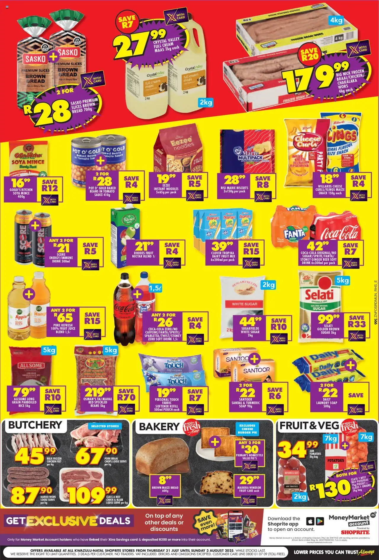 Shoprite KwaZulu-Natal - Low Price Bonanza 31/07 - 03/08/2025 >> Catalogue - page 2