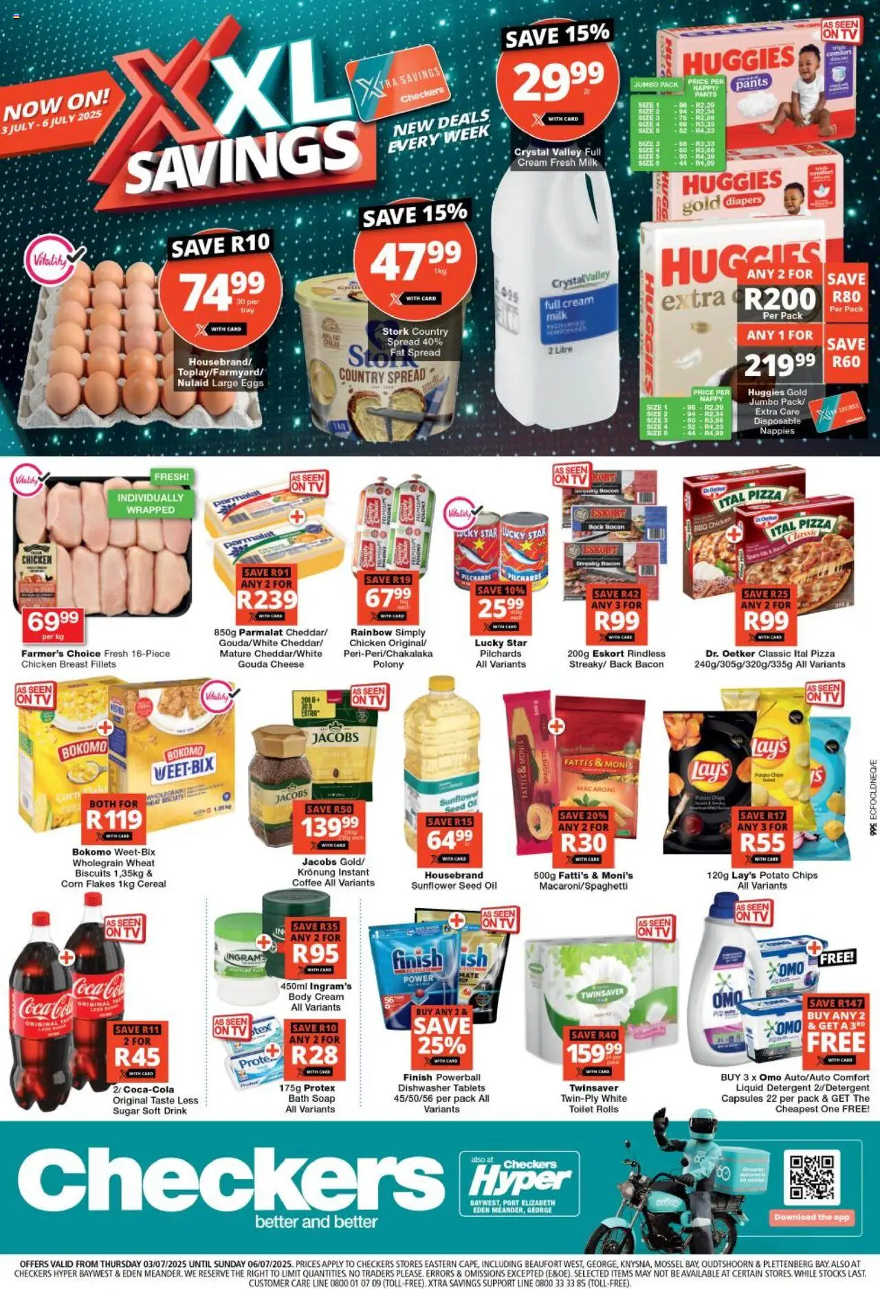 Checkers Eastern Cape - XXL Savings Deals 03/07 - 06/07/2025 >> Catalogue