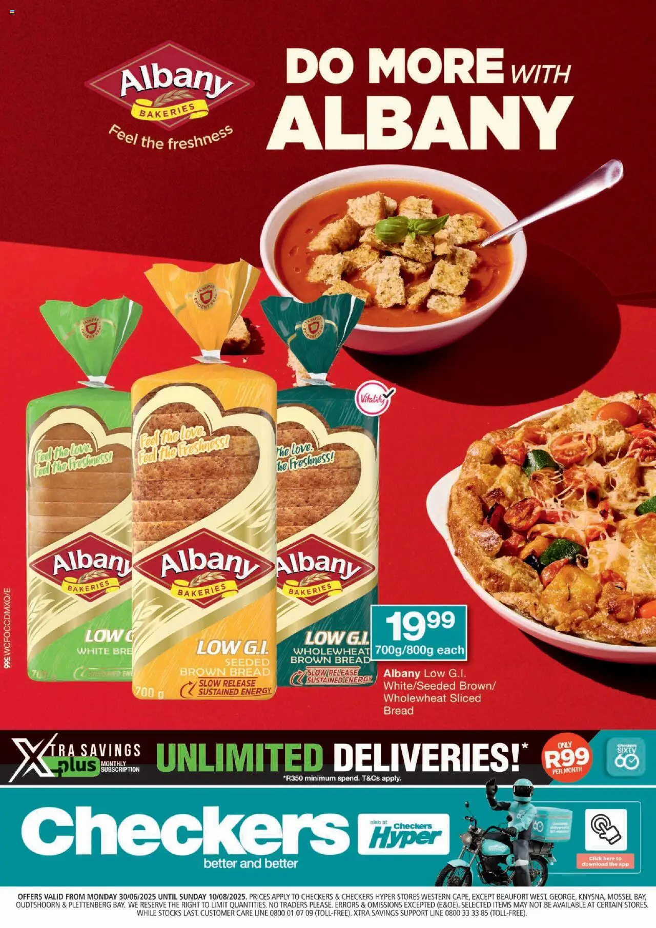 Checkers Western Cape - Albany Promotion 30/06 - 10/08/2025 >> Catalogue