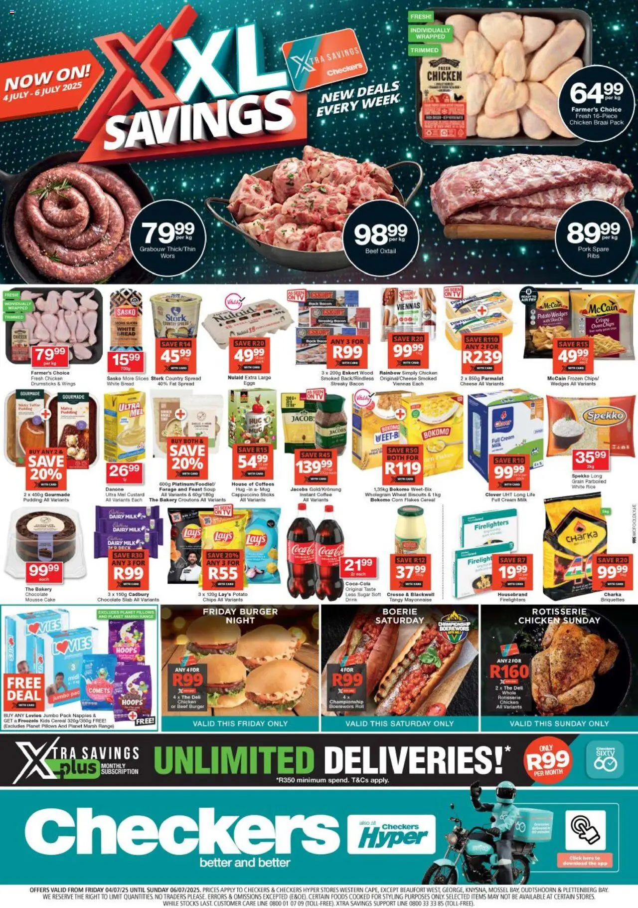 Checkers Western Cape - XXL Savings 04/07 - 06/07/2025 >> Catalogue