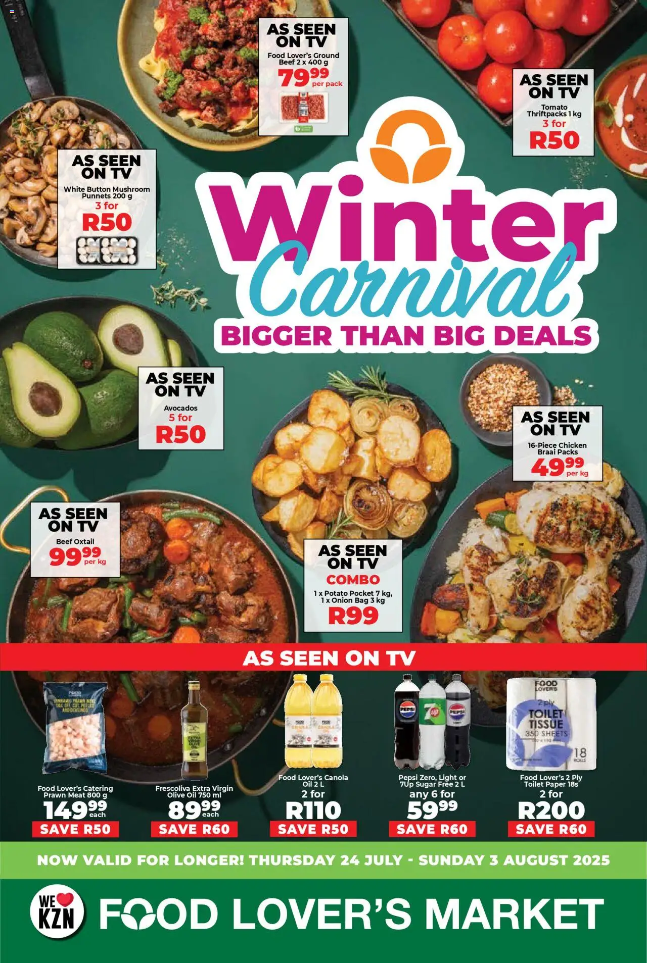 Food Lover's Market KwaZulu-Natal - Weekly Specials from 24/07 - 03/08/2025