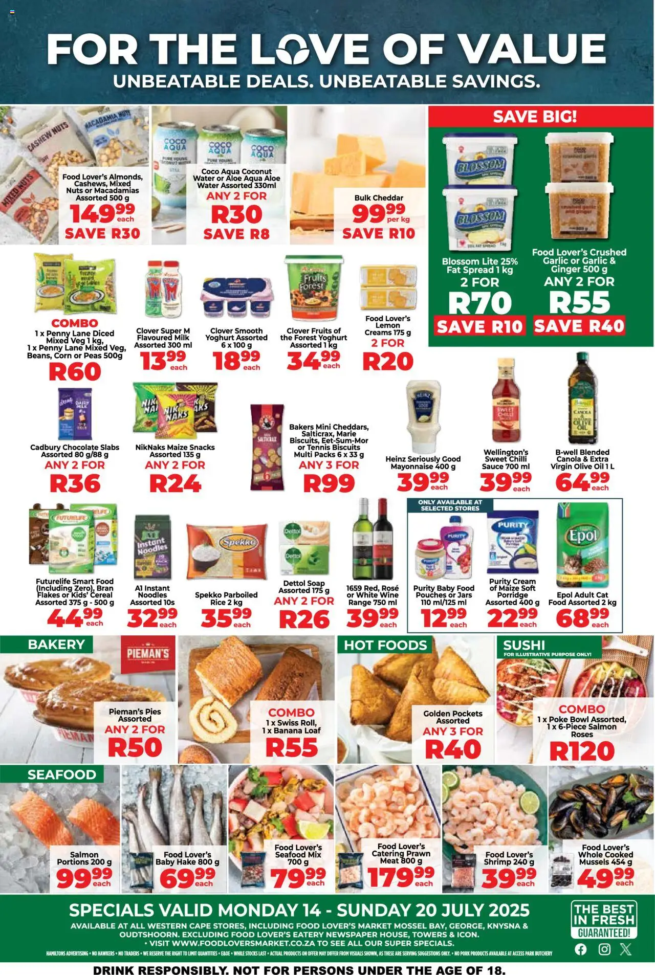 Food Lover's Market Western Cape - Weekly Specials from 14/07 - 20/07/2025 > Promotions