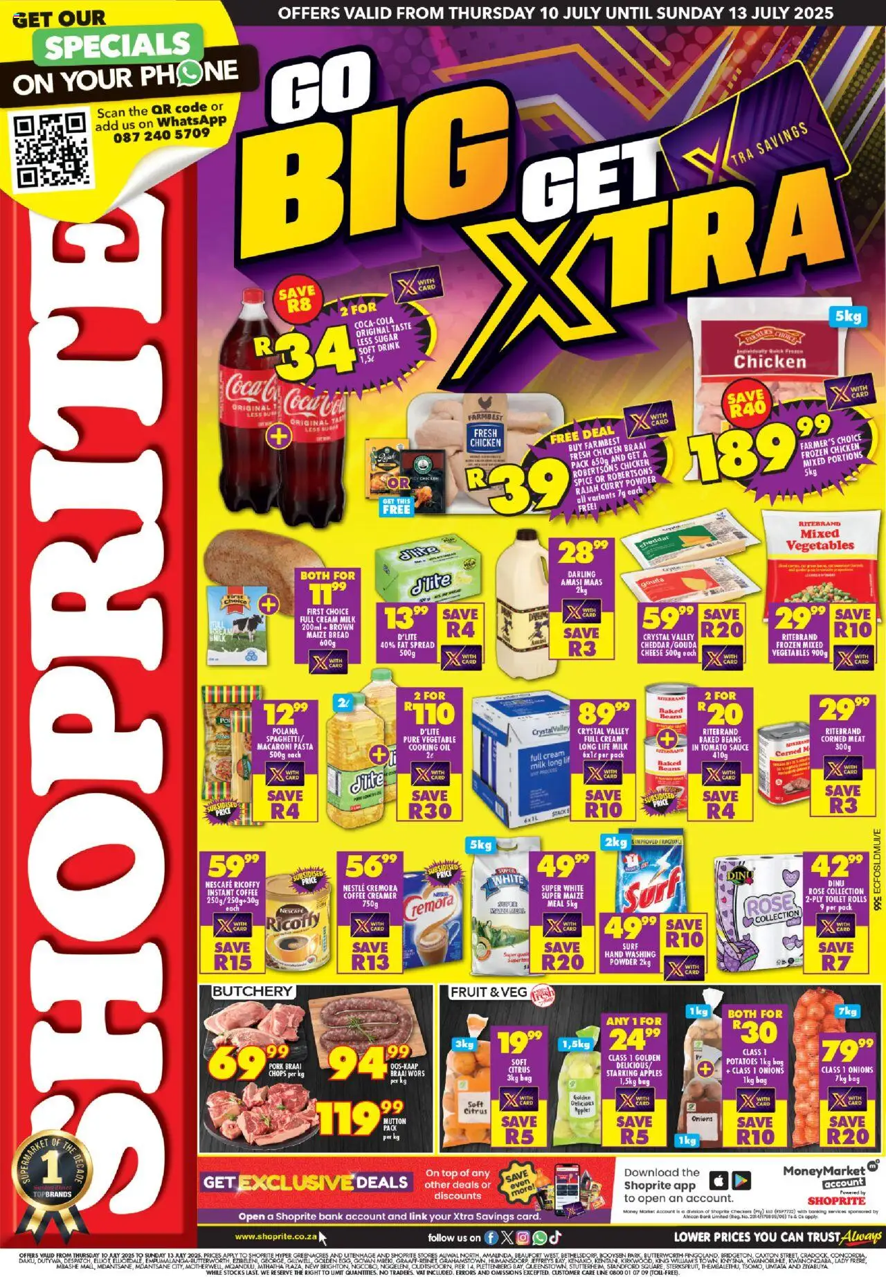Shoprite Eastern Cape - Xtra Savings 10/07 - 13/07/2025 >> Catalogue