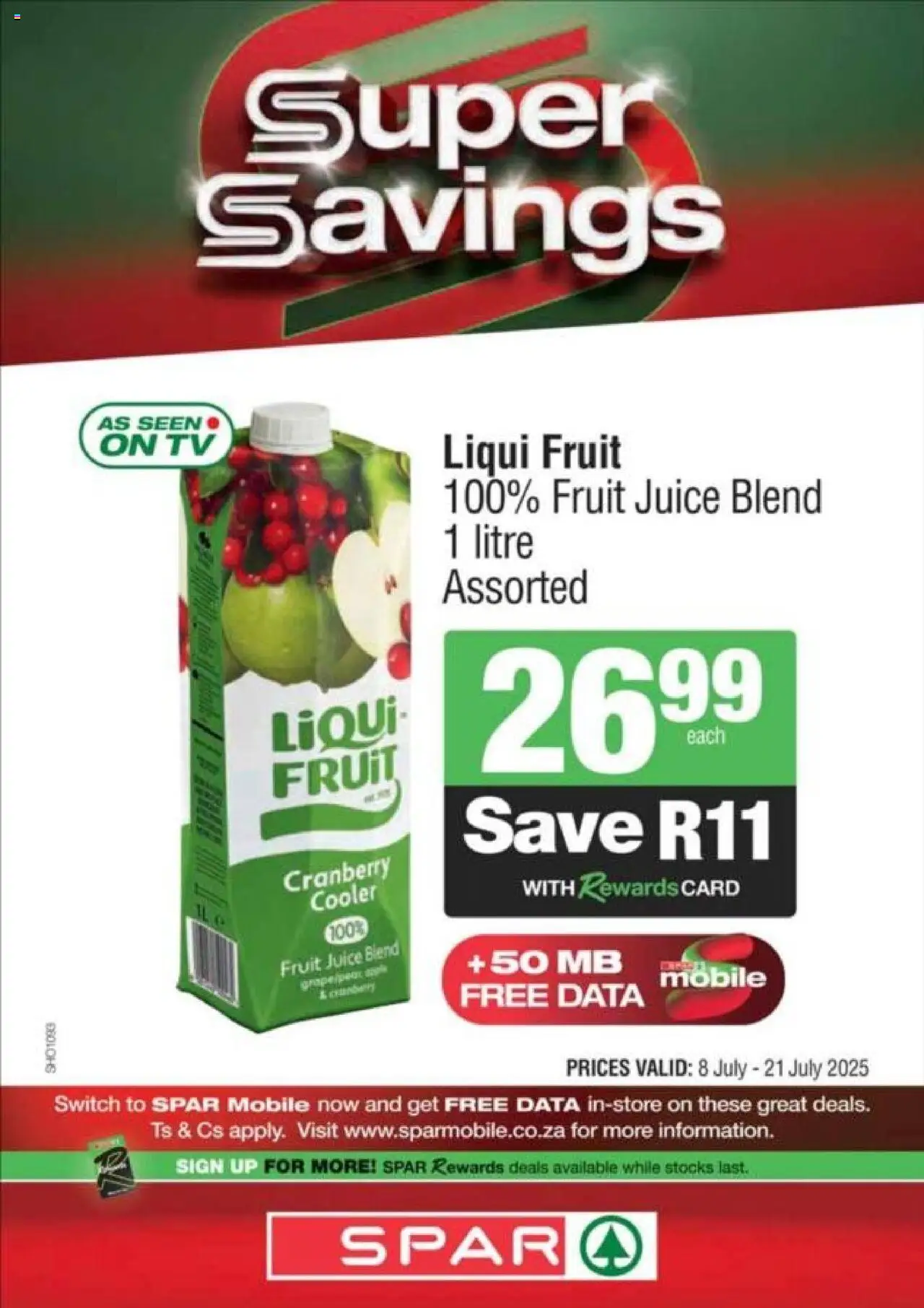 Spar Kwazulu-Natal - Weekly Specials from 08/07 - 21/07/2025