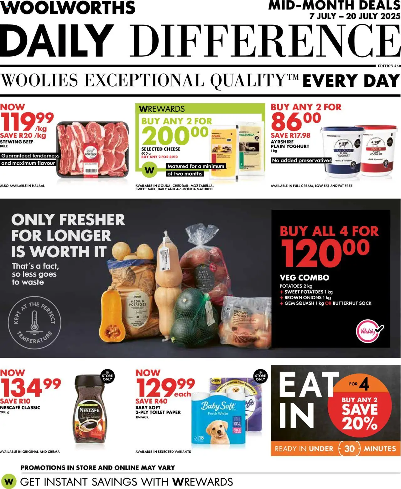 Woolworths Specials from 07/07 - 20/07/2025 > Promotions