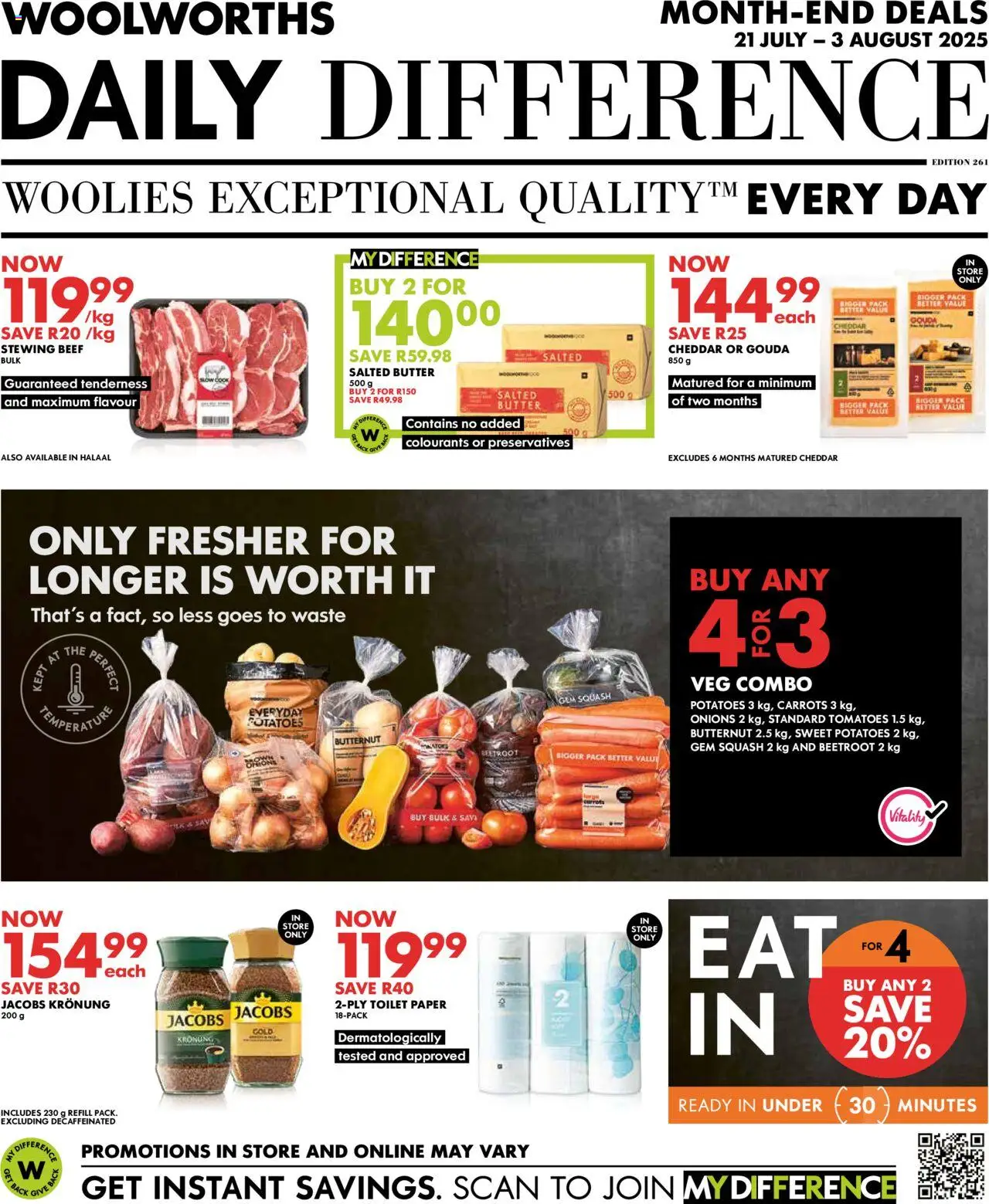 Woolworths Specials from 21/07 - 03/08/2025 > Promotions