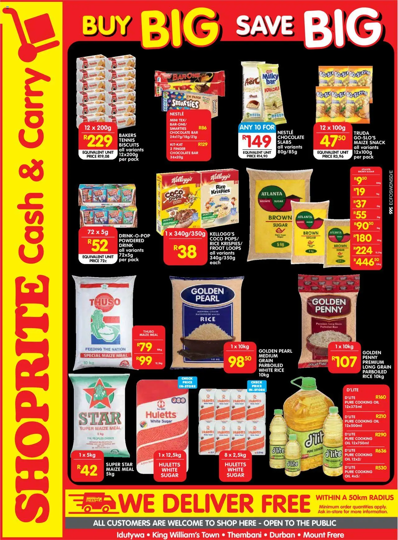 Shoprite KwaZulu-Natal - Cash & Carry Price Drop Durban & Mount Frere 04/08 - 10/08/2025 >> Catalogue - page 2