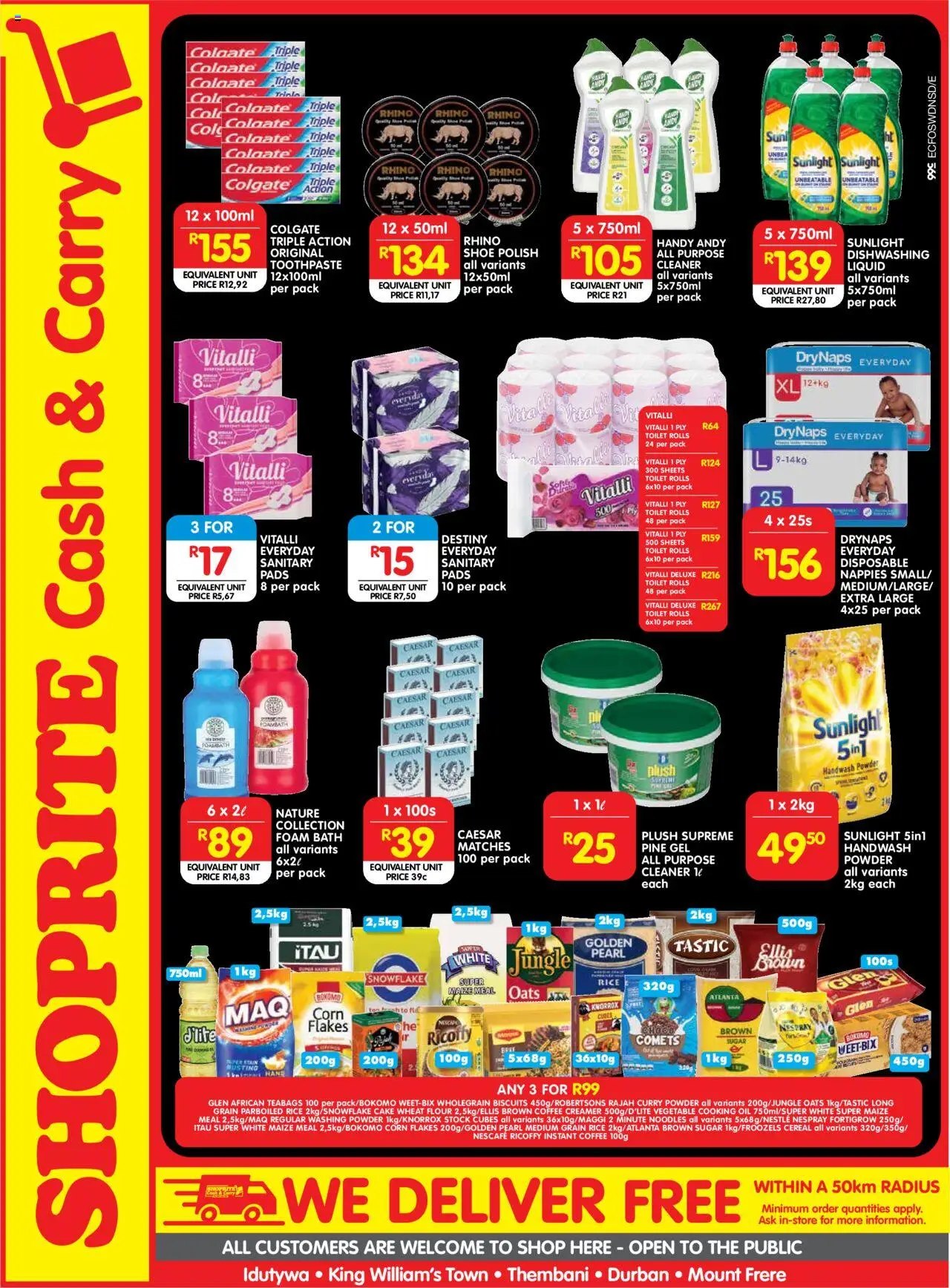 Shoprite KwaZulu-Natal - Cash & Carry Price Drop Durban & Mount Frere 04/08 - 10/08/2025 >> Catalogue - page 3 Shoprite KwaZulu-Natal - Cash & Carry Price Drop Durban & Mount Frere 04/08 - 10/08/2025 >> Catalogue - page 3