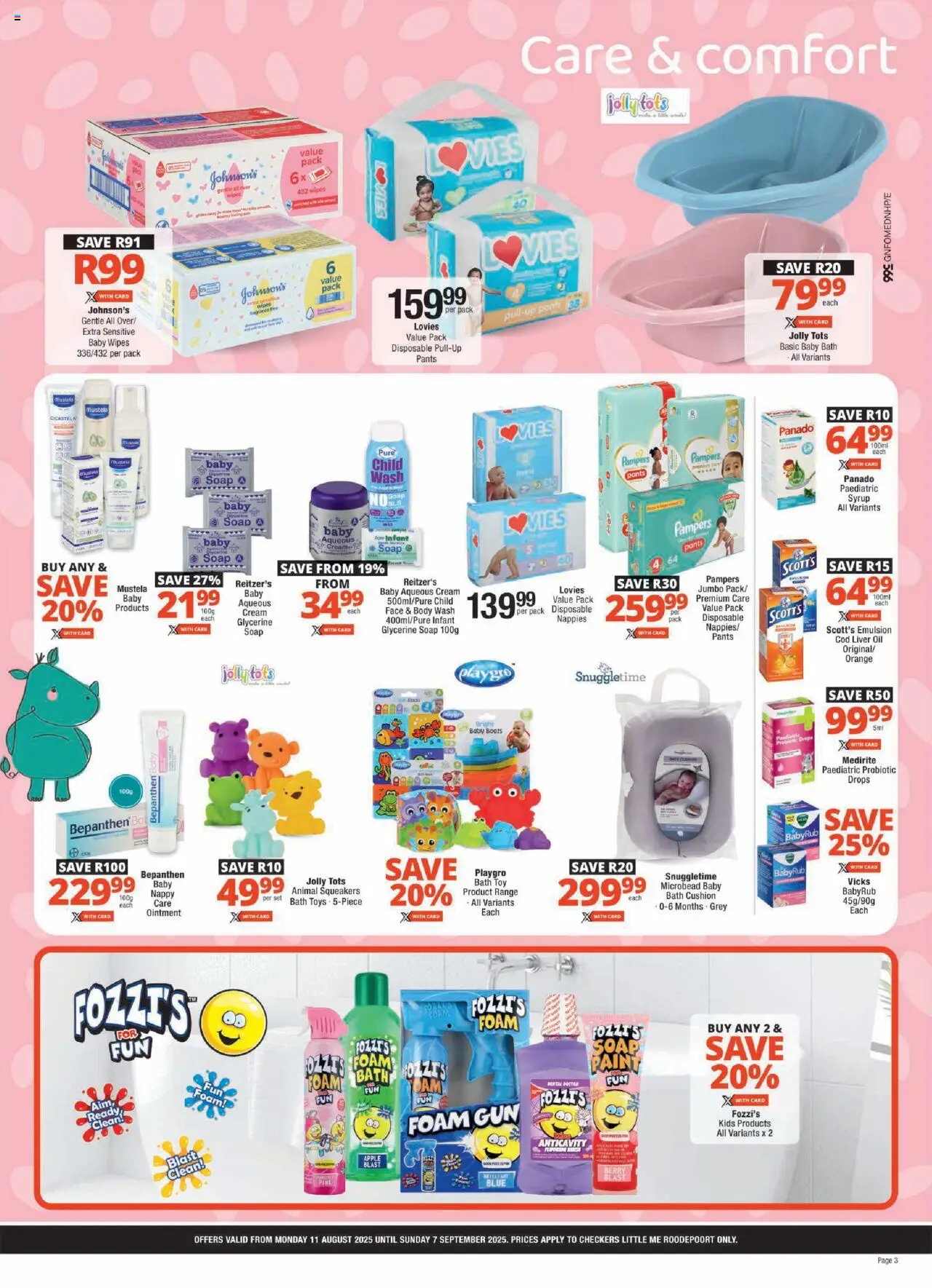 Checkers Gauteng - Little Me August Promotion 11/08 - 07/09/2025 >> Catalogue - page 3