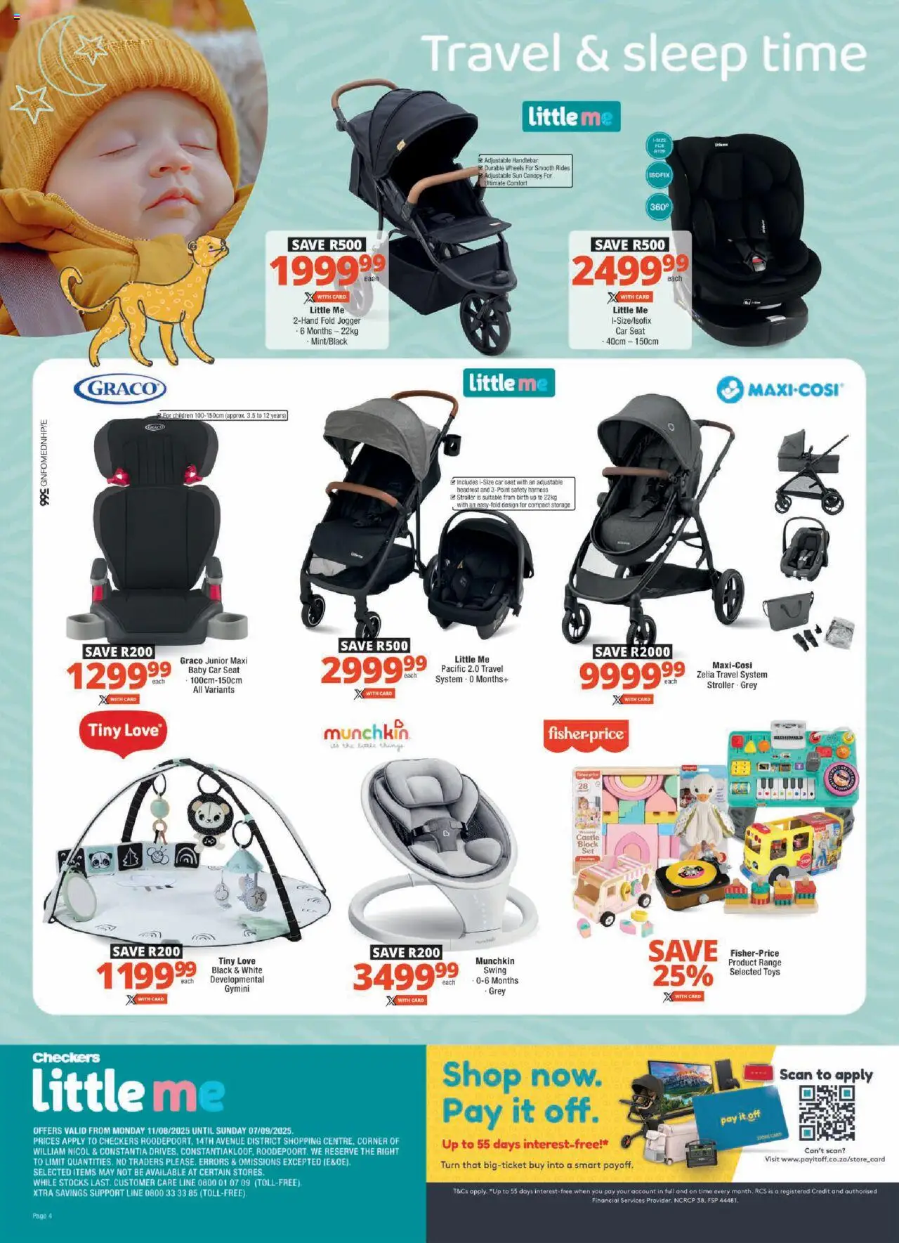 Checkers Gauteng - Little Me August Promotion 11/08 - 07/09/2025 >> Catalogue - page 4