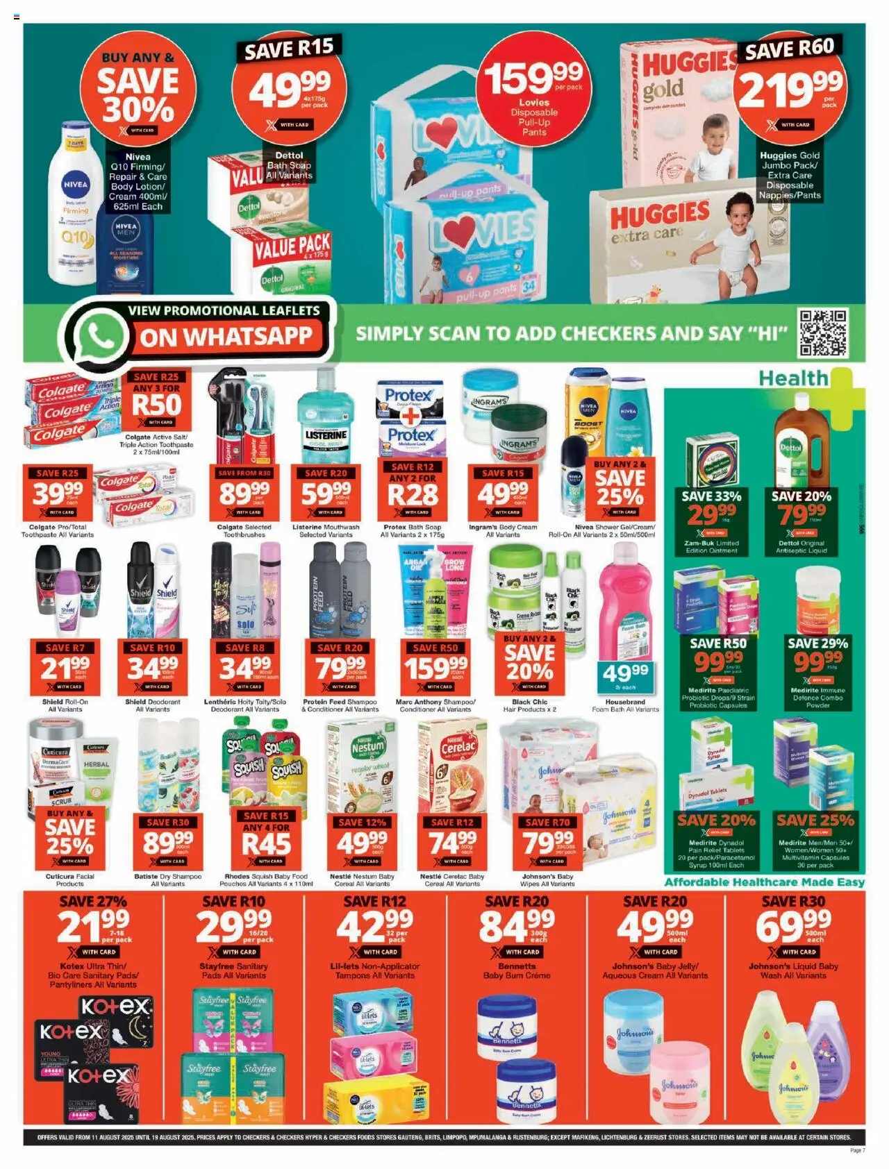 Checkers Gauteng - August Mid-Month Promotion 11/08 - 19/08/2025 >> Catalogue - page 7 Checkers Gauteng - August Mid-Month Promotion 11/08 - 19/08/2025 >> Catalogue - page 7
