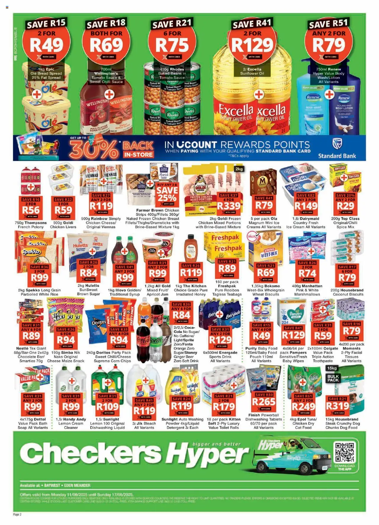 Checkers Eastern Cape - Hyper August Mid-Month Promotion 11/08 - 17/08/2025 >> Catalogue - page 2