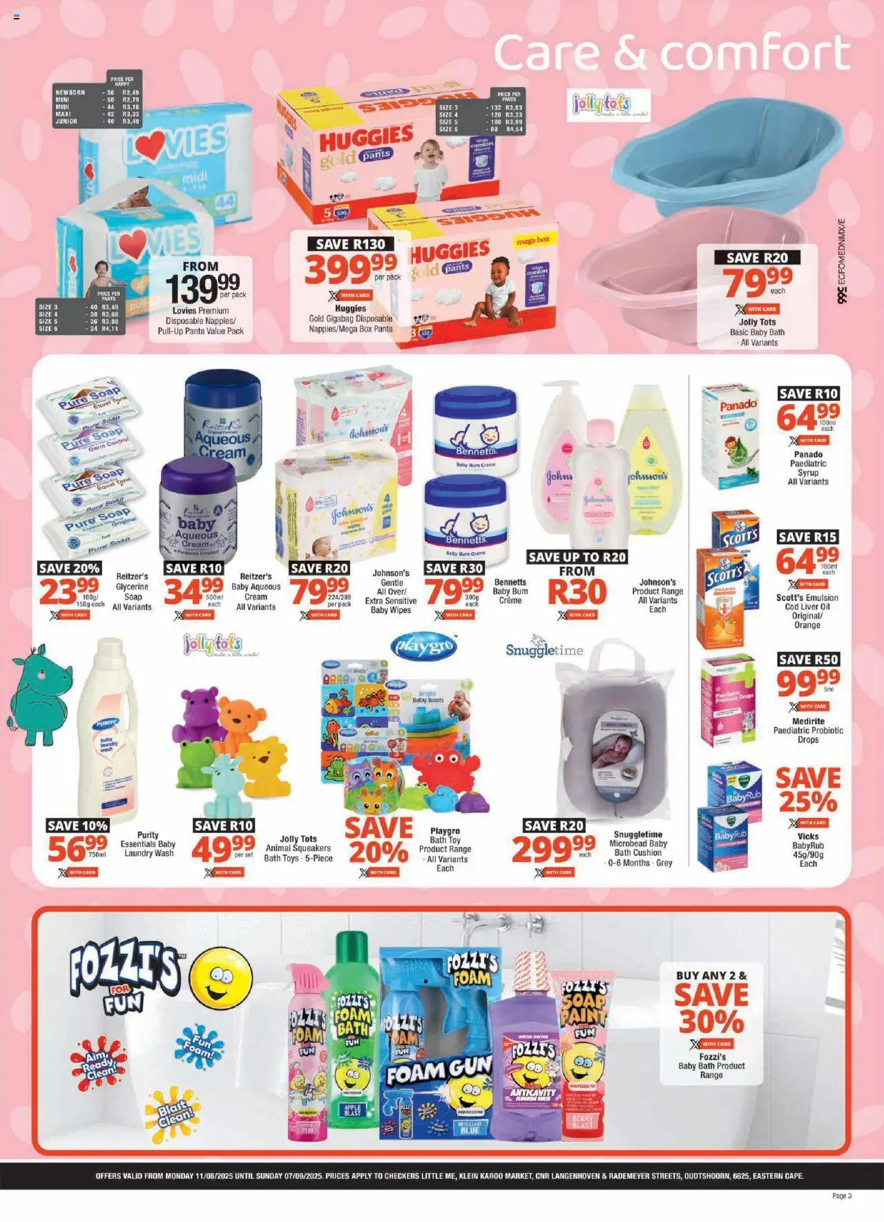 Checkers Eastern Cape - Little Me August Promotion 11/08 - 07/09/2025 >> Catalogue - page 3 Checkers Eastern Cape - Little Me August Promotion 11/08 - 07/09/2025 >> Catalogue - page 3