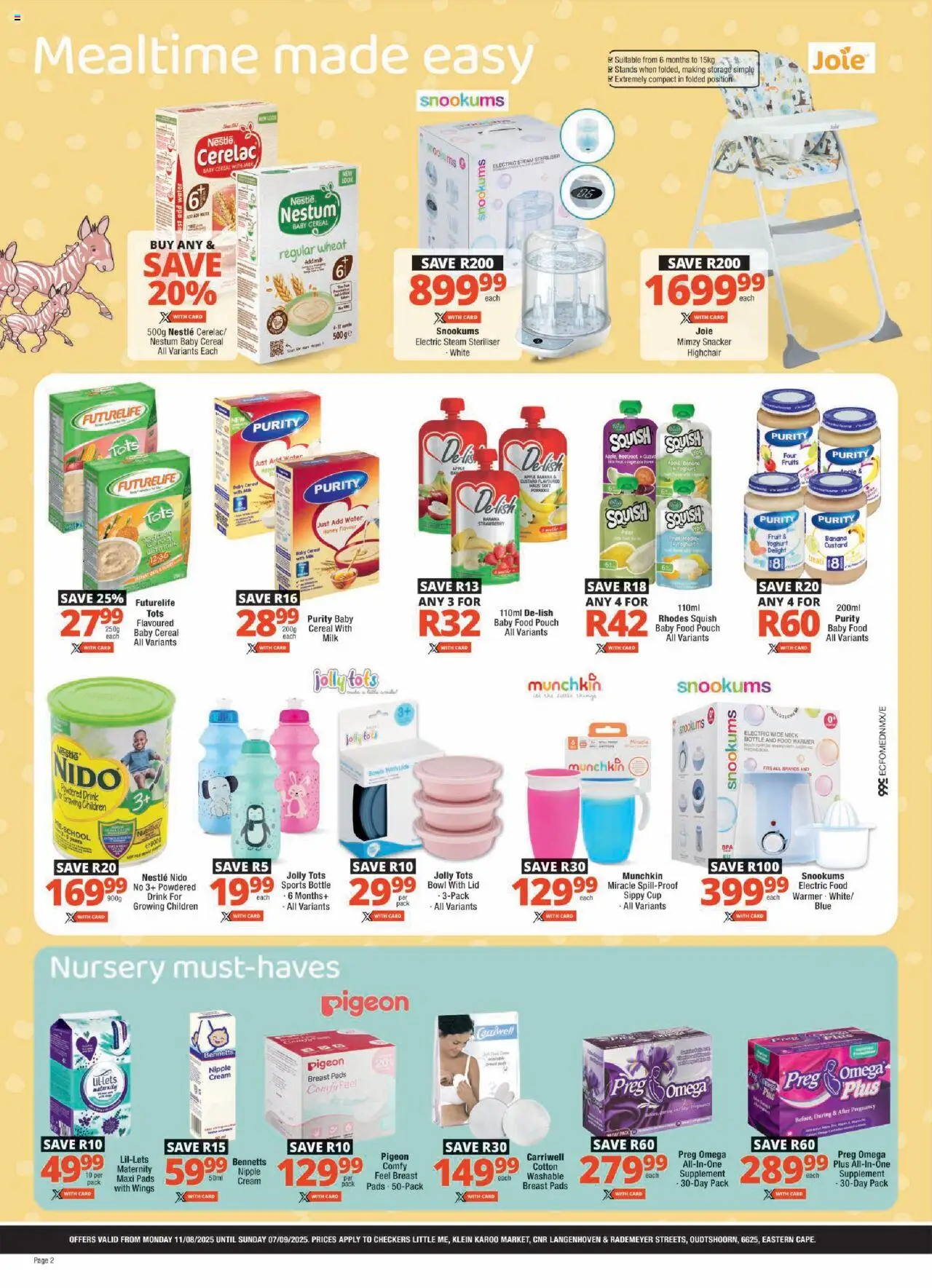Checkers Eastern Cape - Little Me August Promotion 11/08 - 07/09/2025 >> Catalogue - page 2