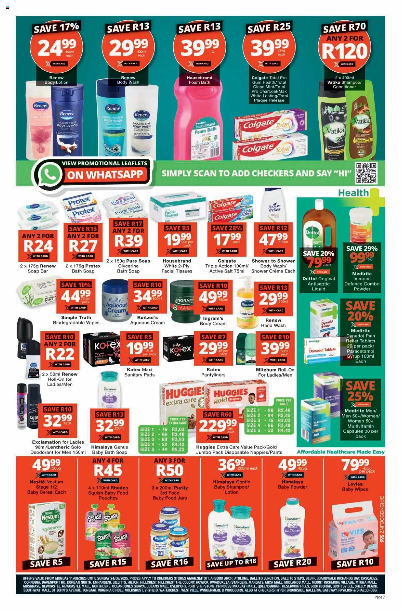 Checkers Specials 11/08 - 24/08/2025 >> Catalogue - page 7 Checkers Specials 11/08 - 24/08/2025 >> Catalogue - page 7