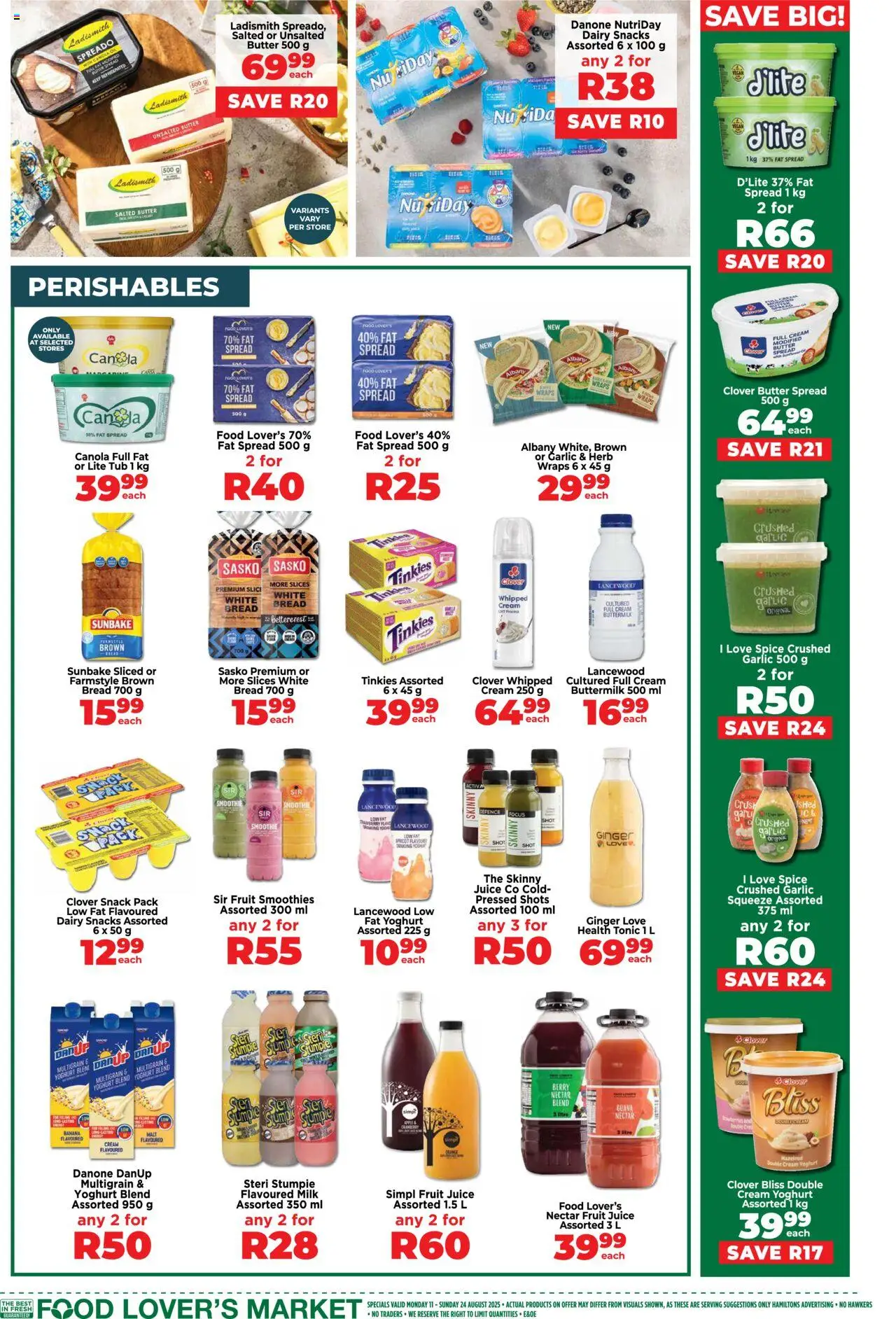 Food Lover's Market Inland Provinces - Specials from 11/08 - 24/08/2025 > Promotions - page 4