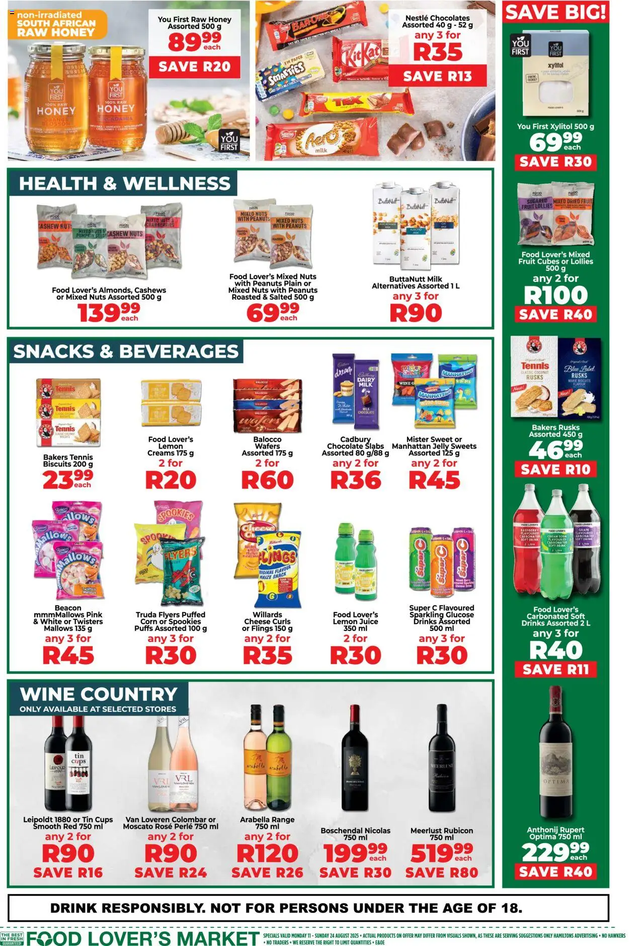 Food Lover's Market Inland Provinces - Specials from 11/08 - 24/08/2025 > Promotions - page 6