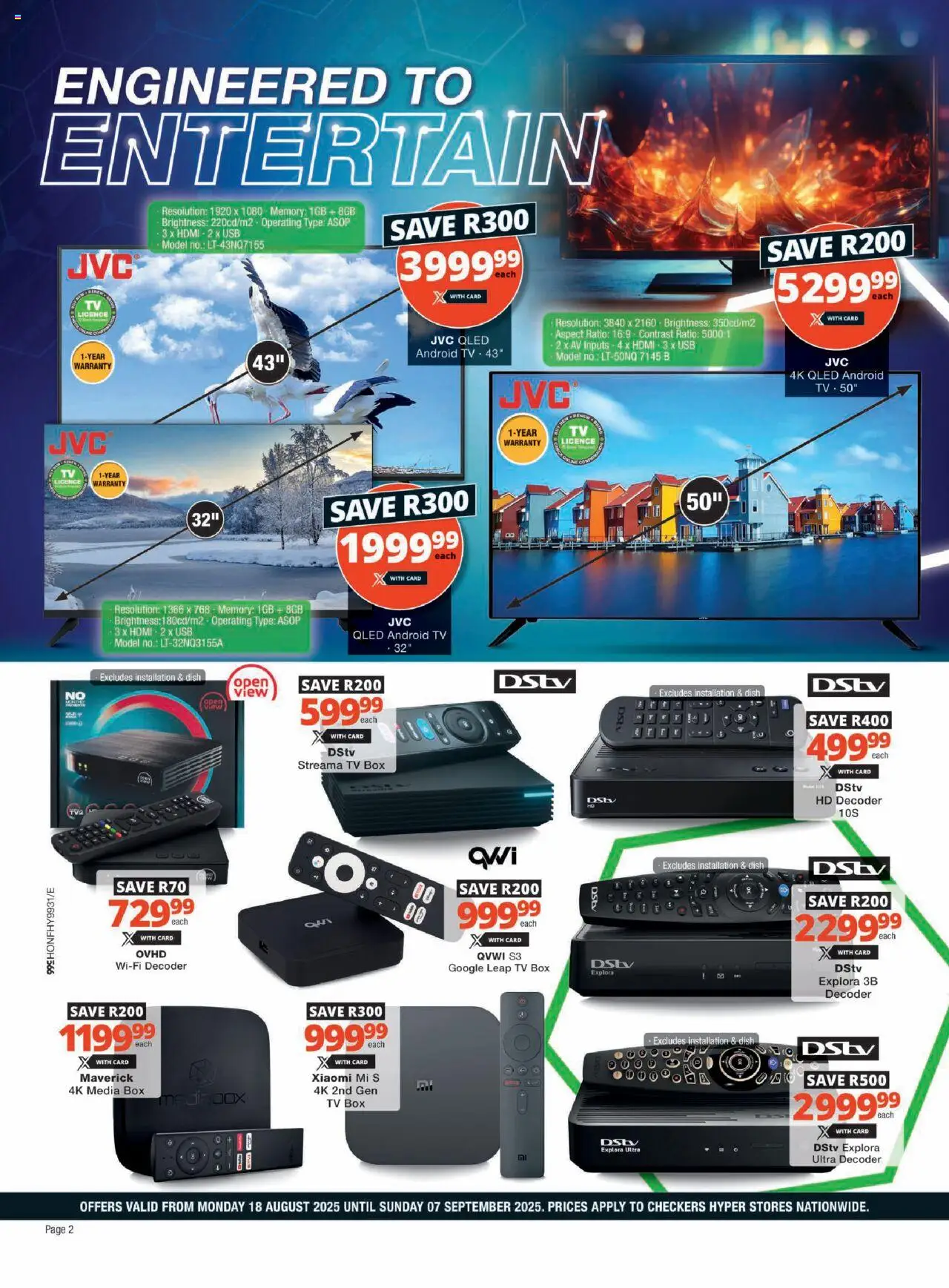 Checkers Hyper Tech X August Promotion 18/08 - 07/09/2025 >> Catalogue - page 2