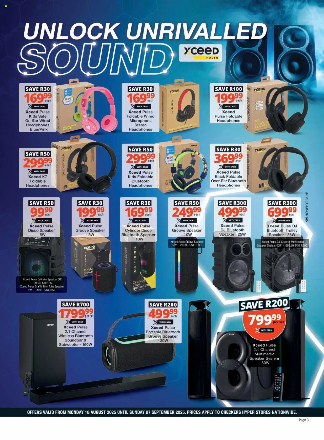 Checkers Hyper Tech X August Promotion 18/08 - 07/09/2025 >> Catalogue - page 3 Checkers Hyper Tech X August Promotion 18/08 - 07/09/2025 >> Catalogue - page 3