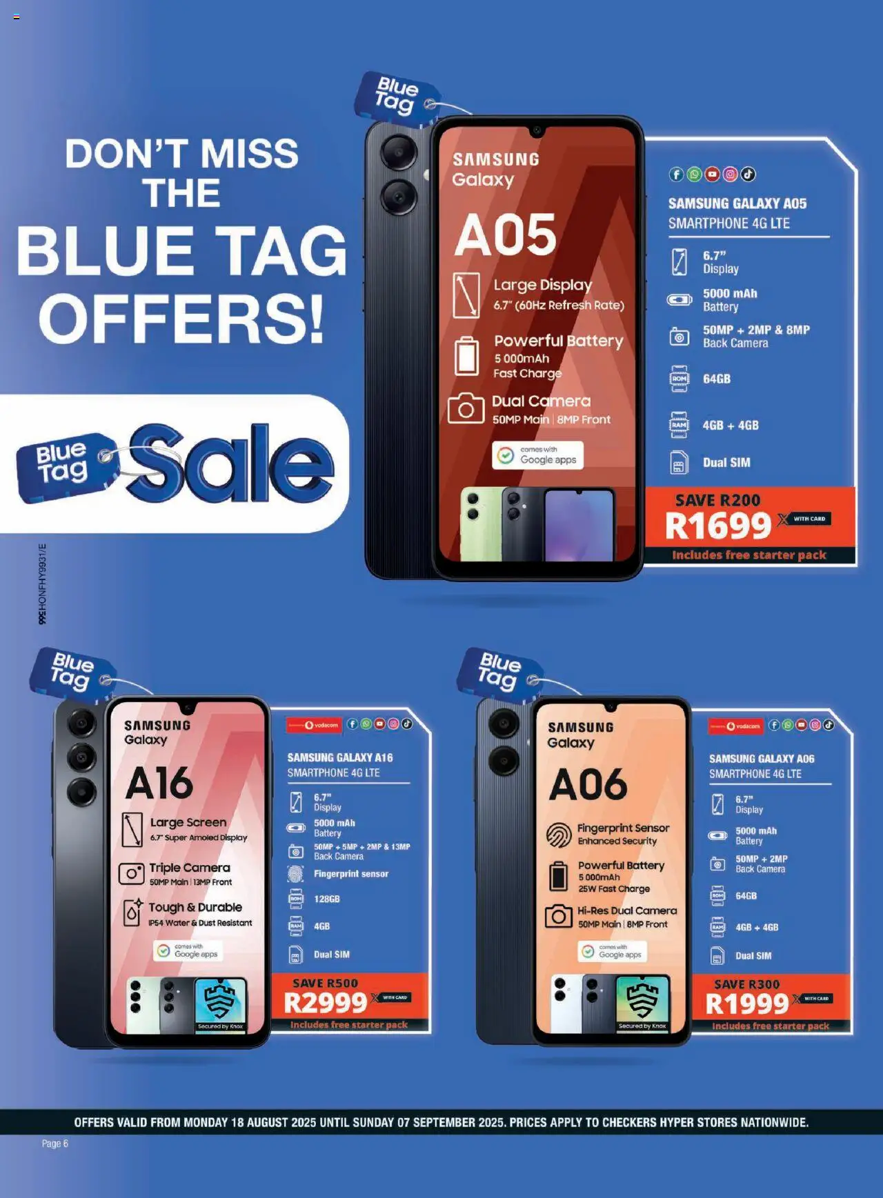 Checkers Hyper Tech X August Promotion 18/08 - 07/09/2025 >> Catalogue - page 6 Checkers Hyper Tech X August Promotion 18/08 - 07/09/2025 >> Catalogue - page 6