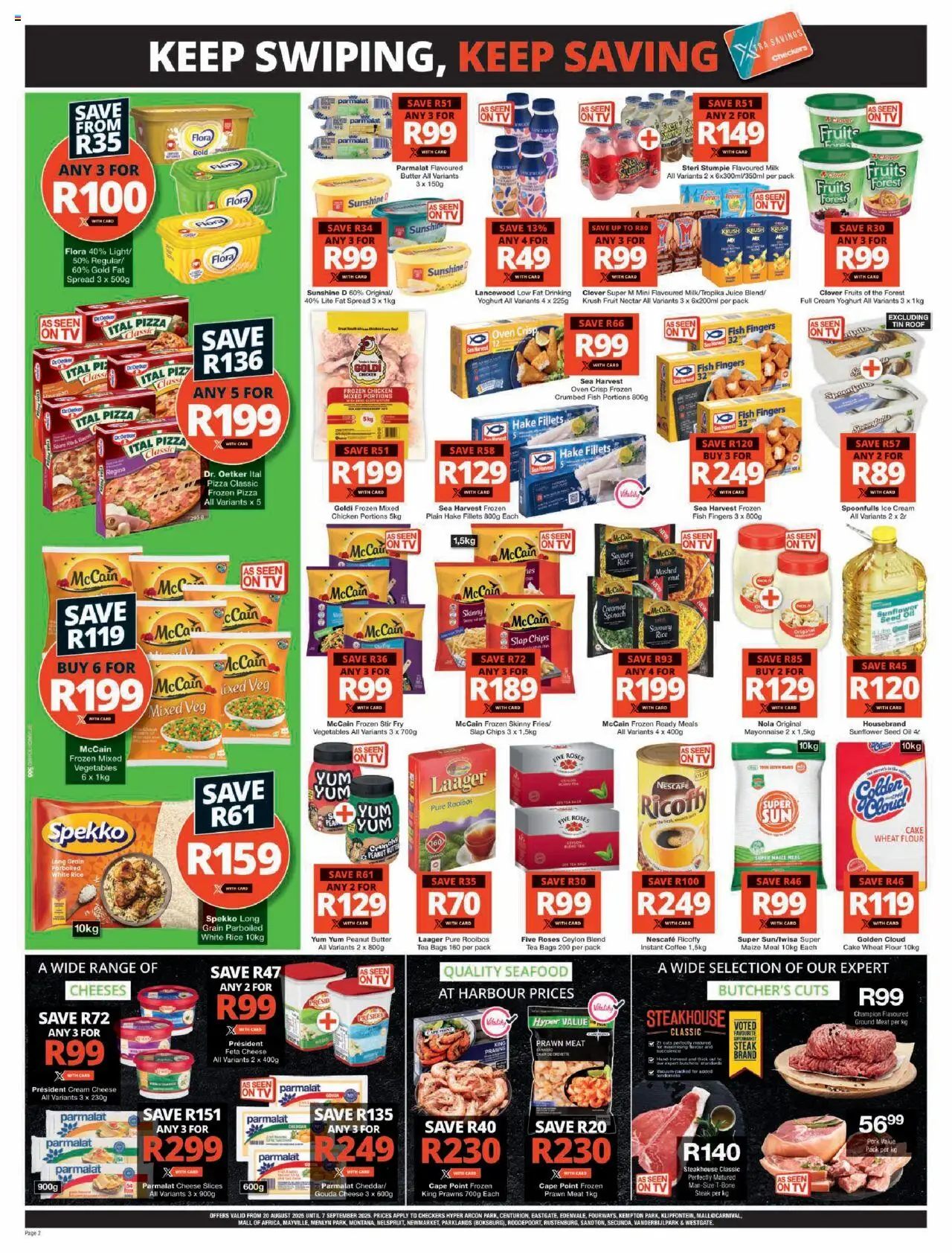 Checkers Gauteng - Hyper Price Drop Promotion 20/08 - 07/09/2025 >> Catalogue - page 2