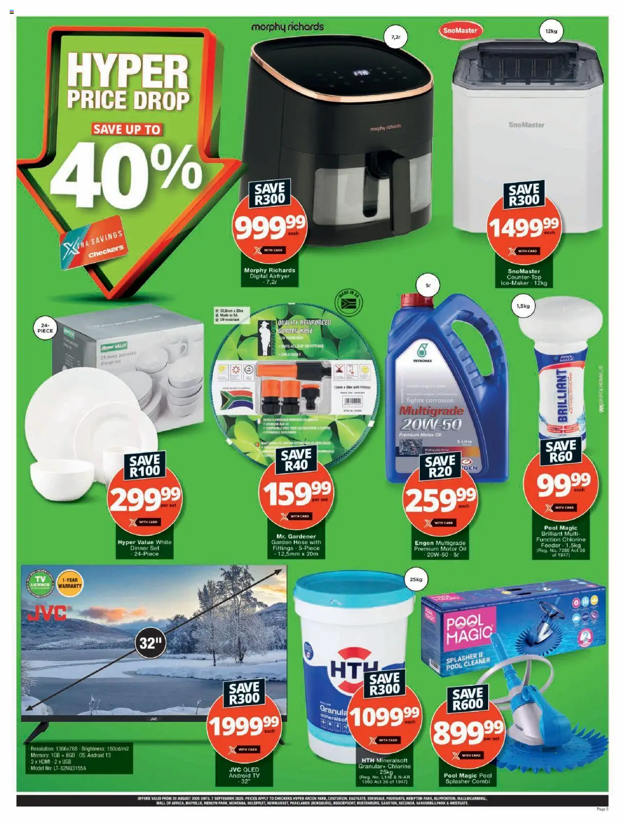 Checkers Gauteng - Hyper Price Drop Promotion 20/08 - 07/09/2025 >> Catalogue - page 5 Checkers Gauteng - Hyper Price Drop Promotion 20/08 - 07/09/2025 >> Catalogue - page 5