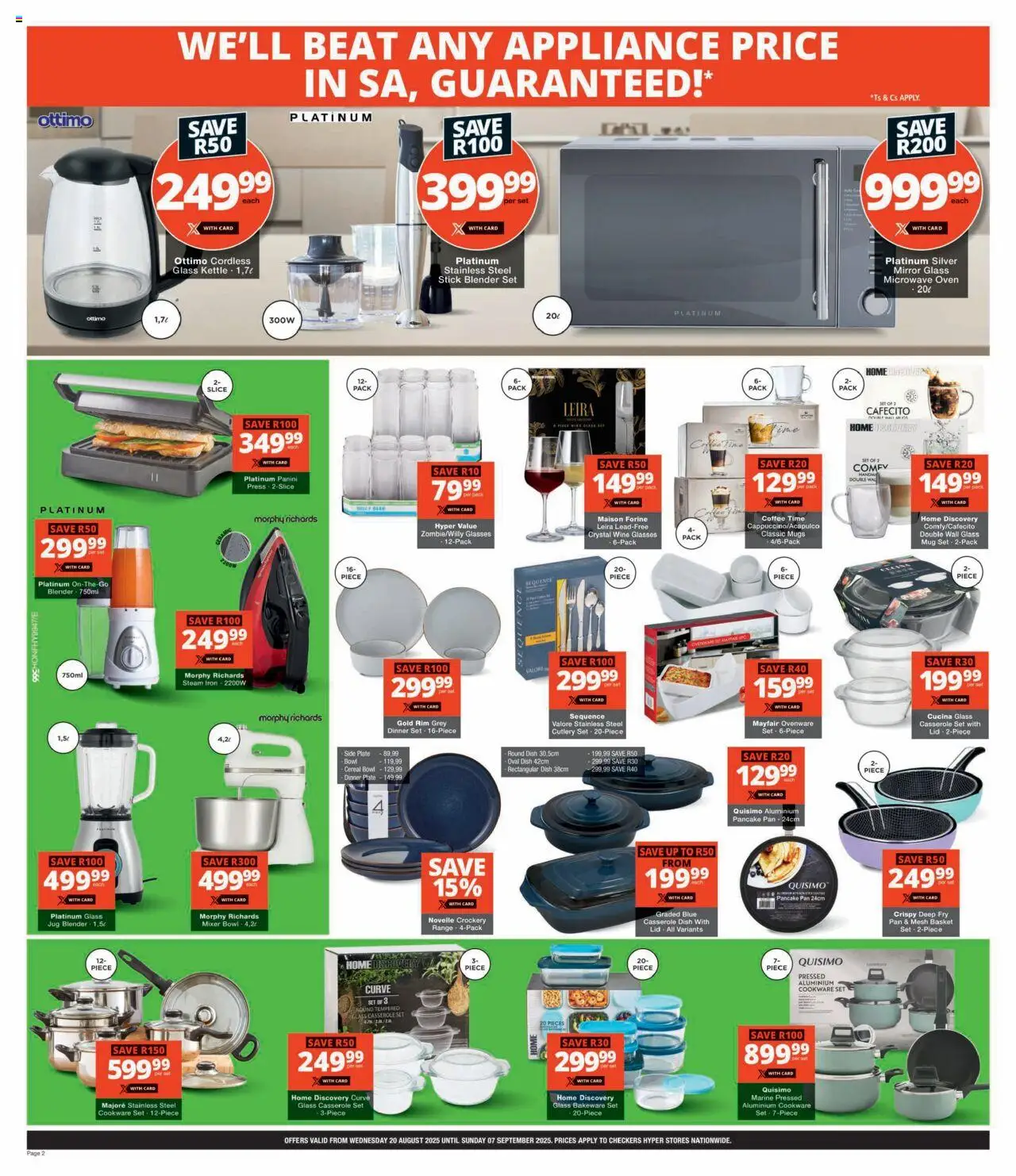 Checkers Hyper Price Drop Promotion 20/08 - 07/09/2025 >> Catalogue - page 2