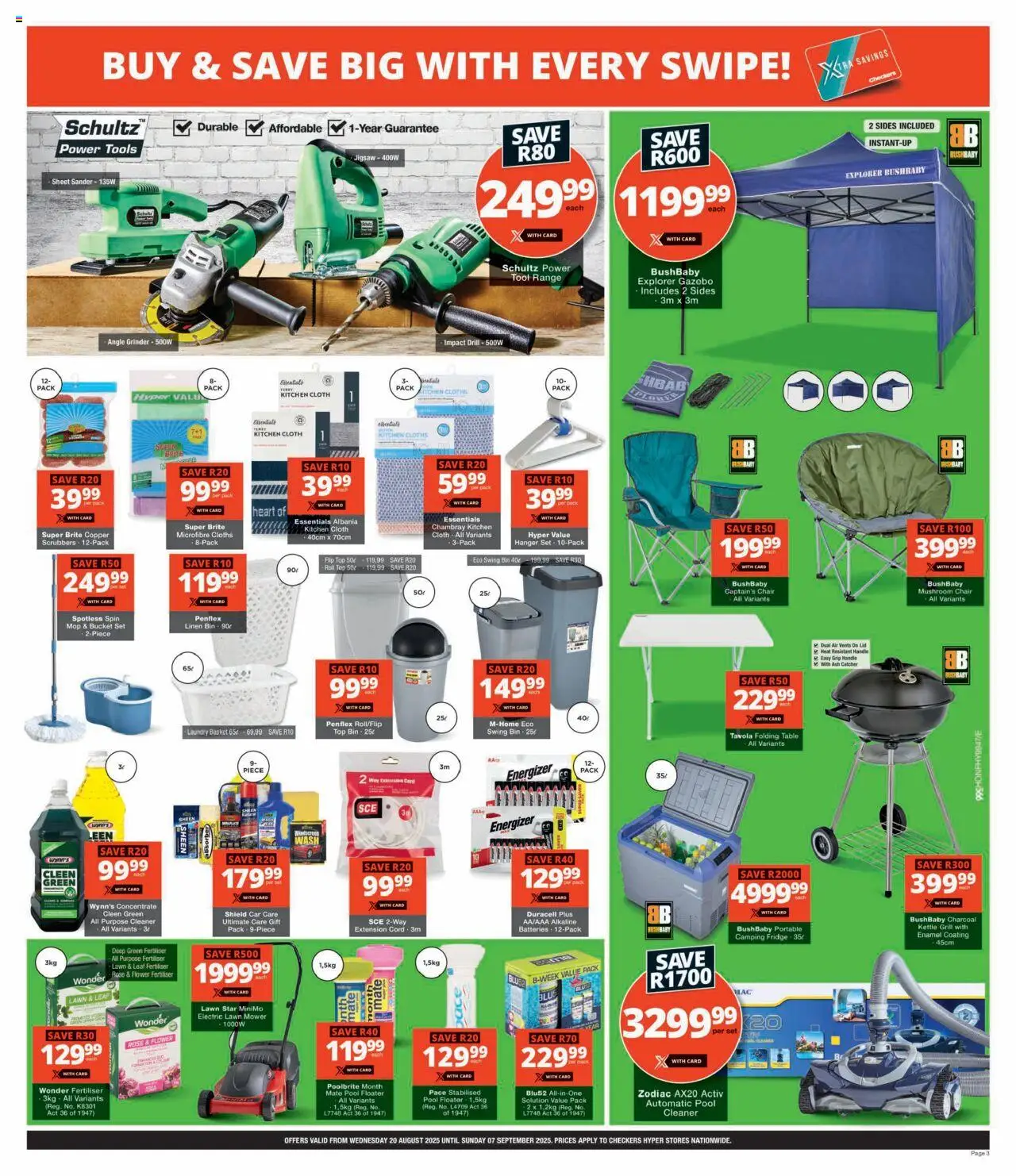 Checkers Hyper Price Drop Promotion 20/08 - 07/09/2025 >> Catalogue - page 3