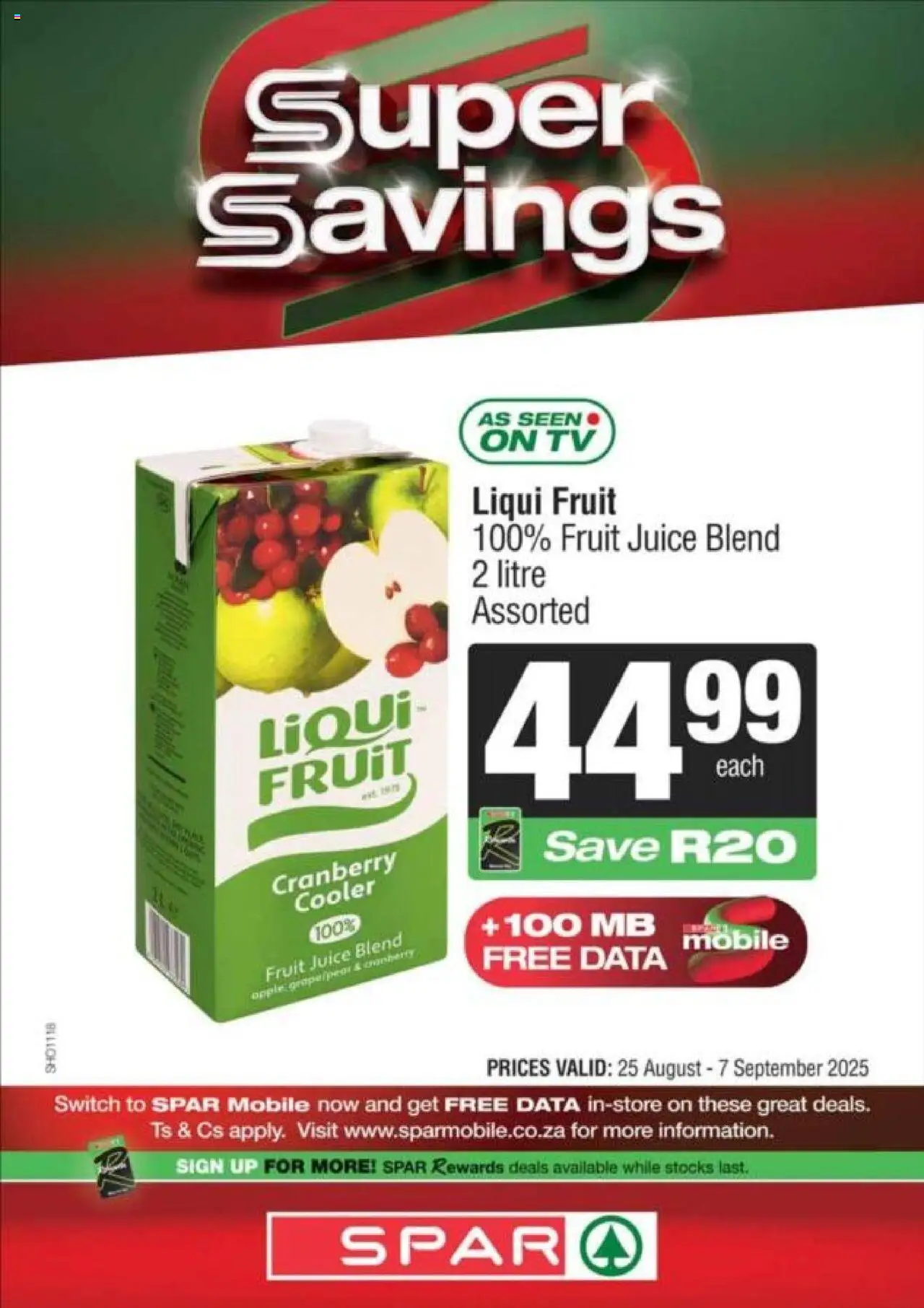 Spar Kwazulu-Natal - Weekly Specials from 25/08 - 07/09/2025 > Promotions - page 10 Spar Kwazulu-Natal - Weekly Specials from 25/08 - 07/09/2025 > Promotions - page 10