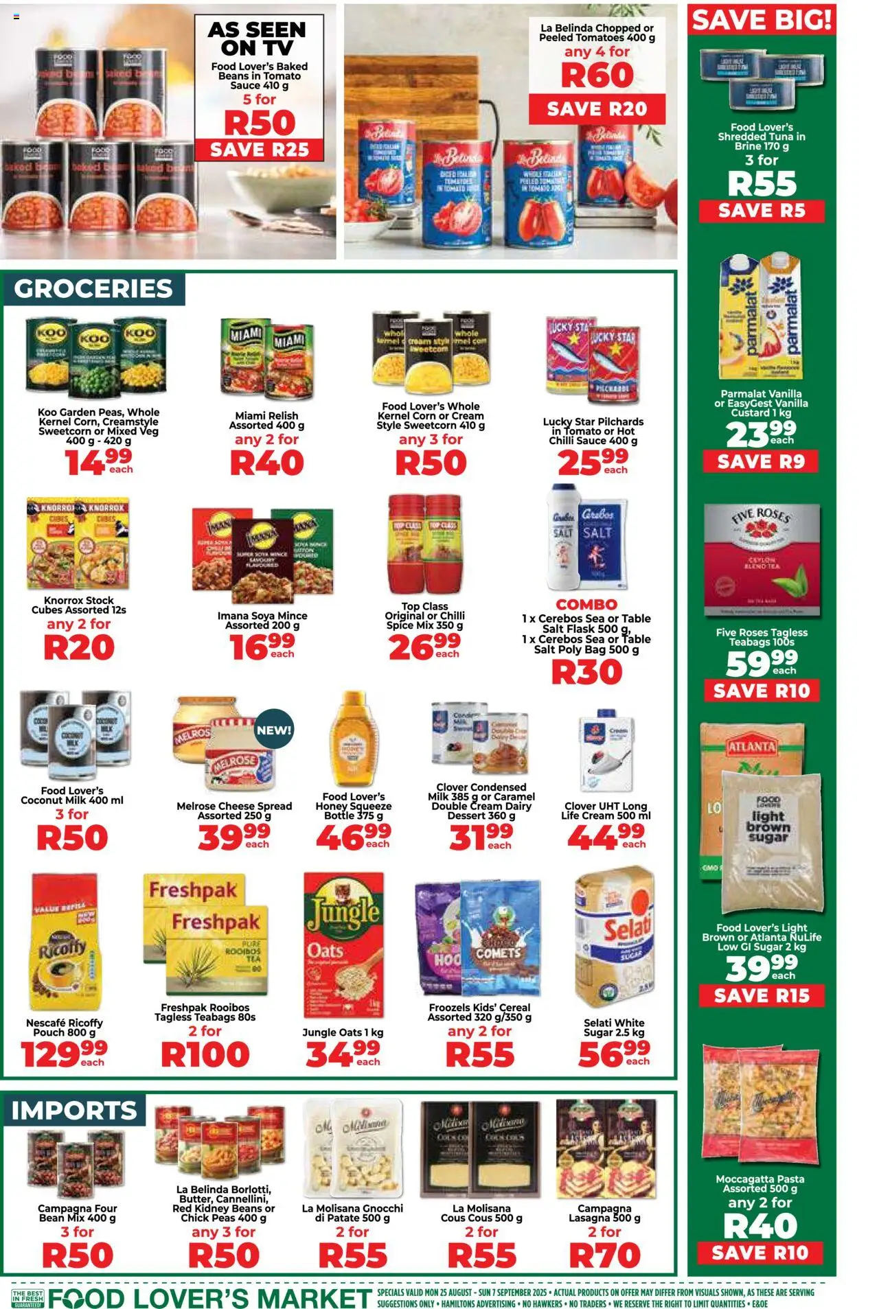 Food Lover's Market Inland Provinces - Weekly Specials from 25/08 - 07/09/2025 > Promotions - page 14 Food Lover's Market Inland Provinces - Weekly Specials from 25/08 - 07/09/2025 > Promotions - page 14