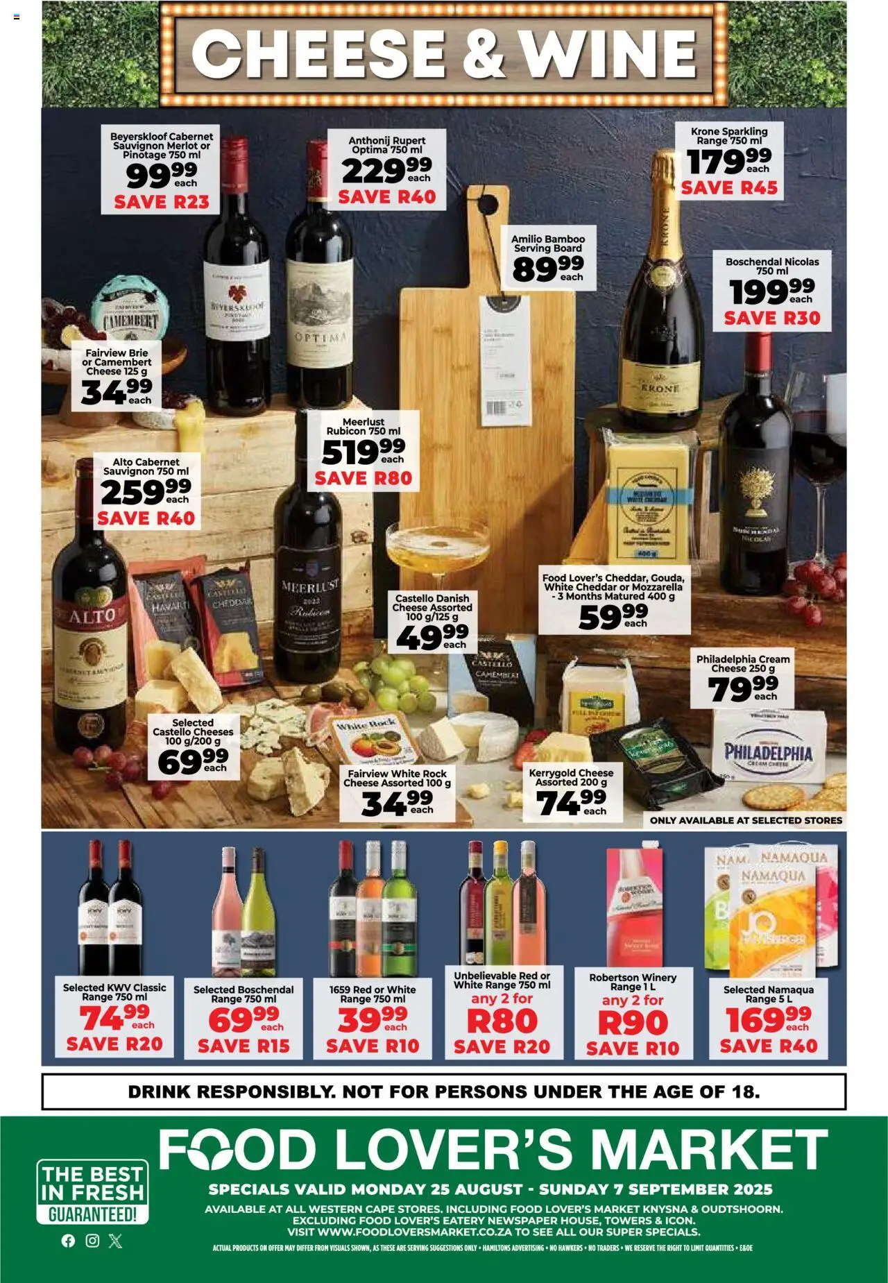 Food Lover's Market Western Cape - Weekly Specials from 25/08 - 07/09/2025 > Promotions - page 16 Food Lover's Market Western Cape - Weekly Specials from 25/08 - 07/09/2025 > Promotions - page 16