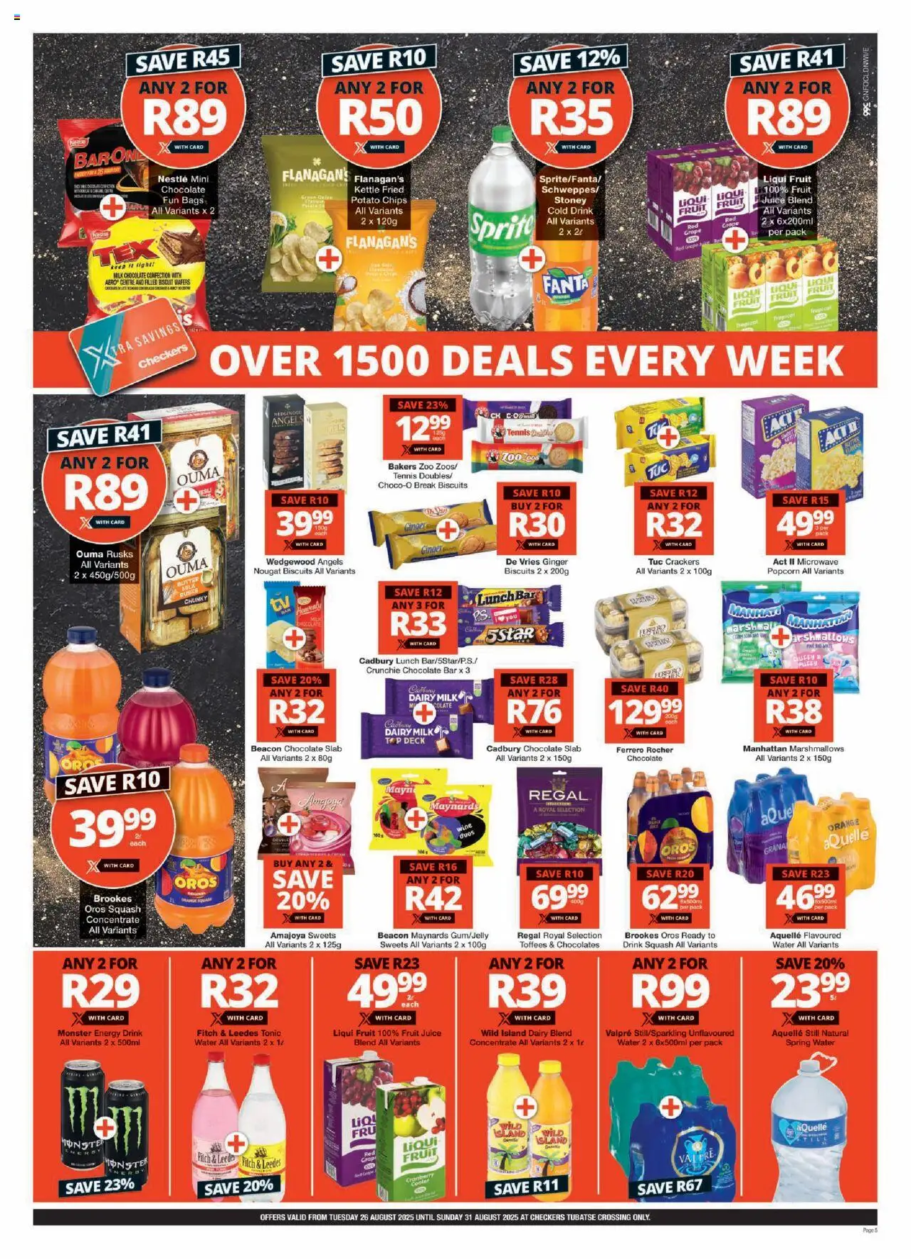 Checkers Gauteng - Tubatse Crossing Store Opening 26/08 - 31/08/2025 >> Catalogue - page 5 Checkers Gauteng - Tubatse Crossing Store Opening 26/08 - 31/08/2025 >> Catalogue - page 5