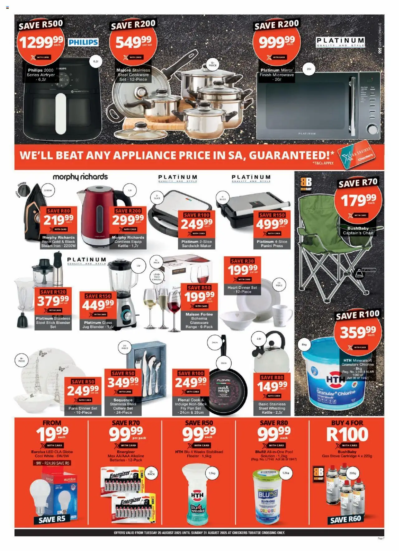Checkers Gauteng - Tubatse Crossing Store Opening 26/08 - 31/08/2025 >> Catalogue - page 7 Checkers Gauteng - Tubatse Crossing Store Opening 26/08 - 31/08/2025 >> Catalogue - page 7