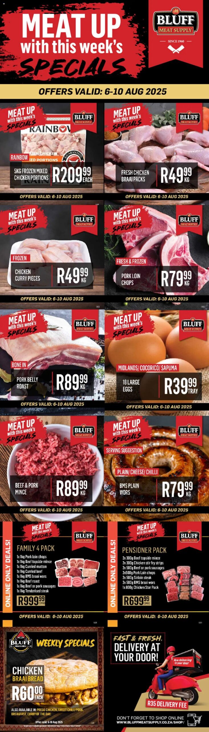 Bluff Meat Supply MEAT UP with this week’s SPECIALS! from
