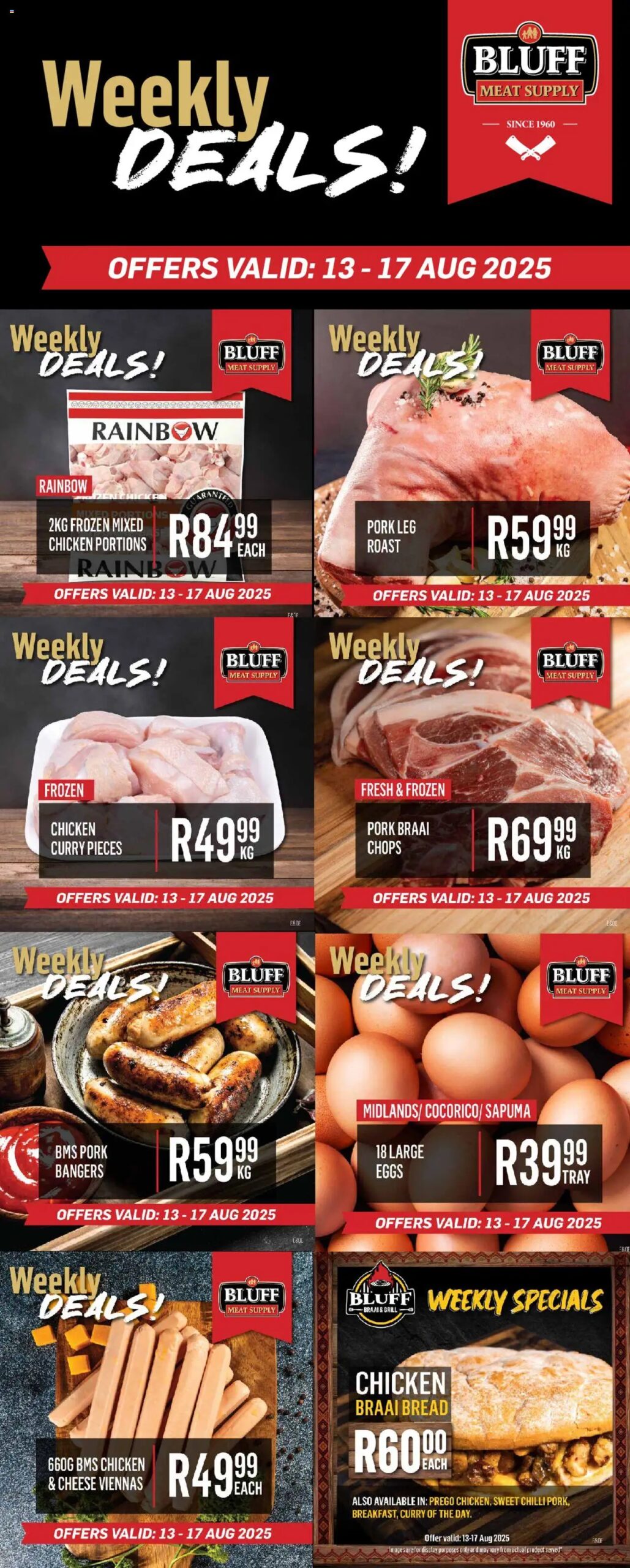 Bluff Meat Supply Weekly DEALS! from 13/08 - 17/08/2025
