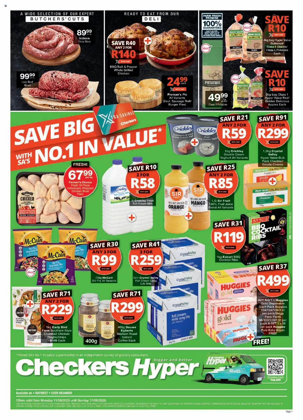 Checkers Eastern Cape - Hyper August Mid-Month Promotion 11/08 - 17/08/2025 >> Catalogue