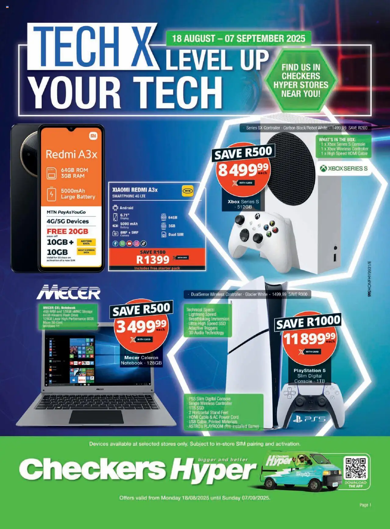 Checkers Hyper Tech X August Promotion 18/08 - 07/09/2025