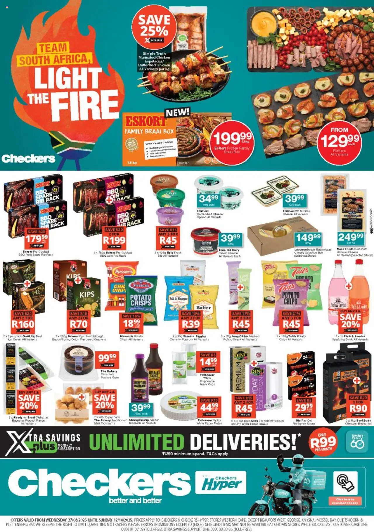 Checkers Western Cape - Braai Promotion 27/08 - 12/10/2025