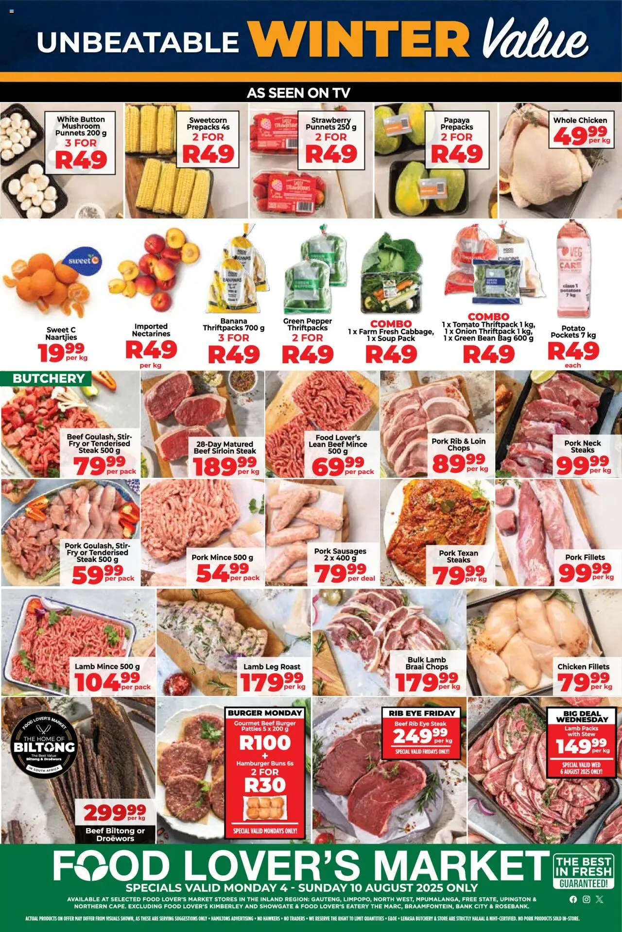 Food Lover's Market Inland Provinces   Weekly Specials from 04/08