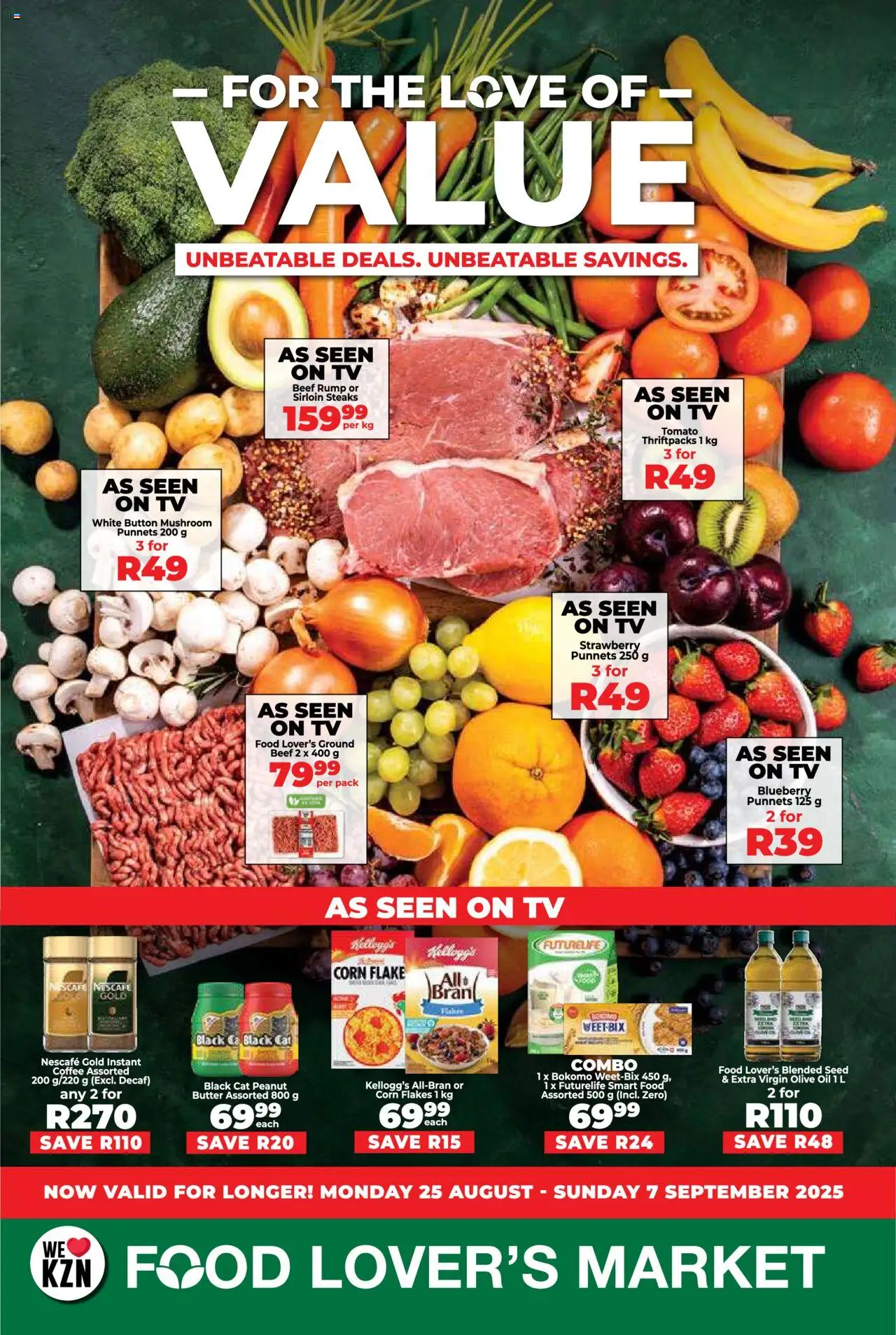 Food Lover's Market Inland Provinces - Weekly Specials from 25/08 - 07/09/2025