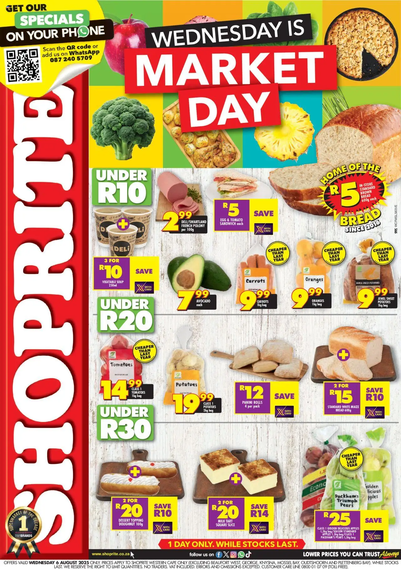 Shoprite Western Cape   Market Day Deals 06/08   06/08/2025
