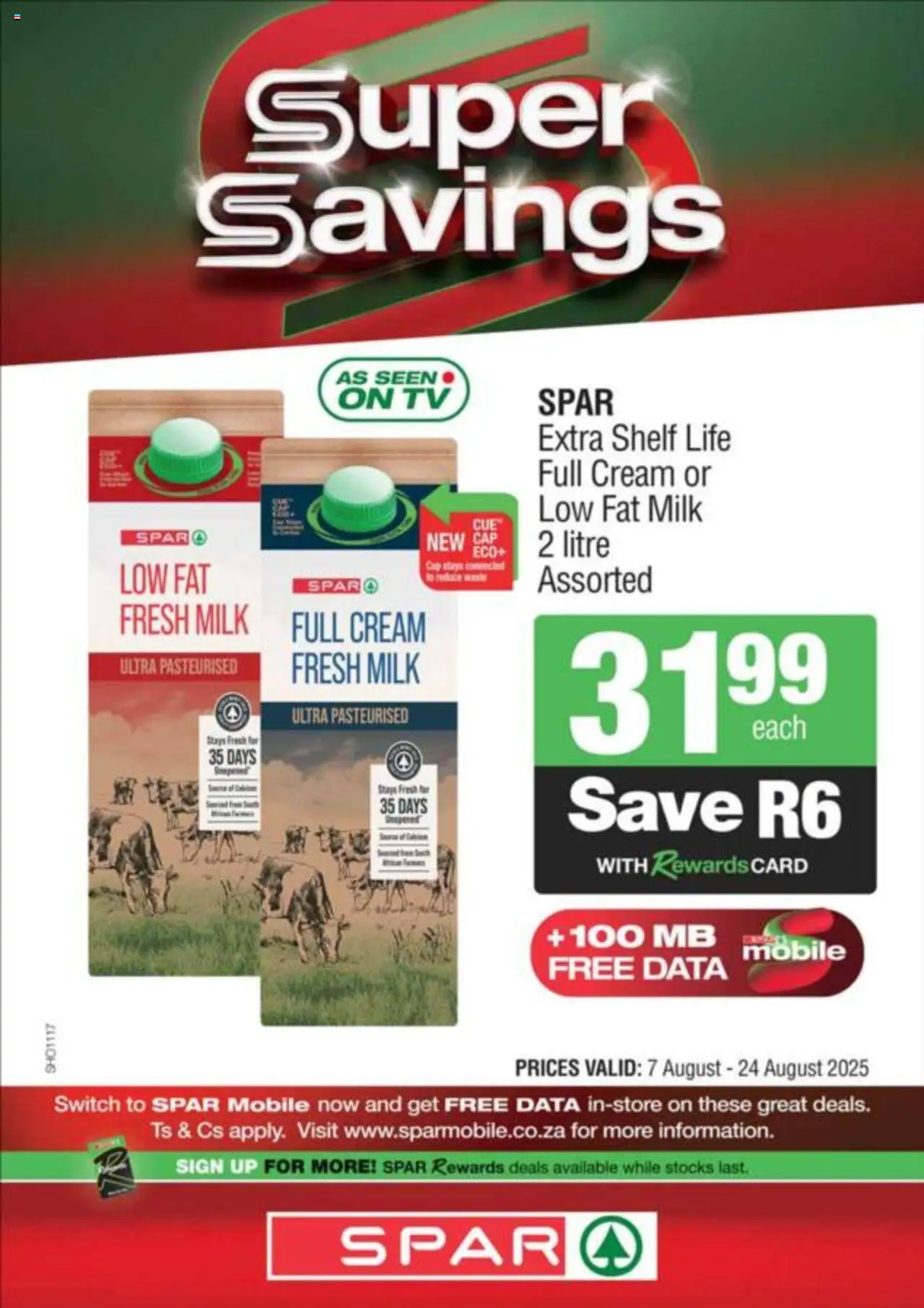 Spar Specials from 07/08 - 24/08/2025