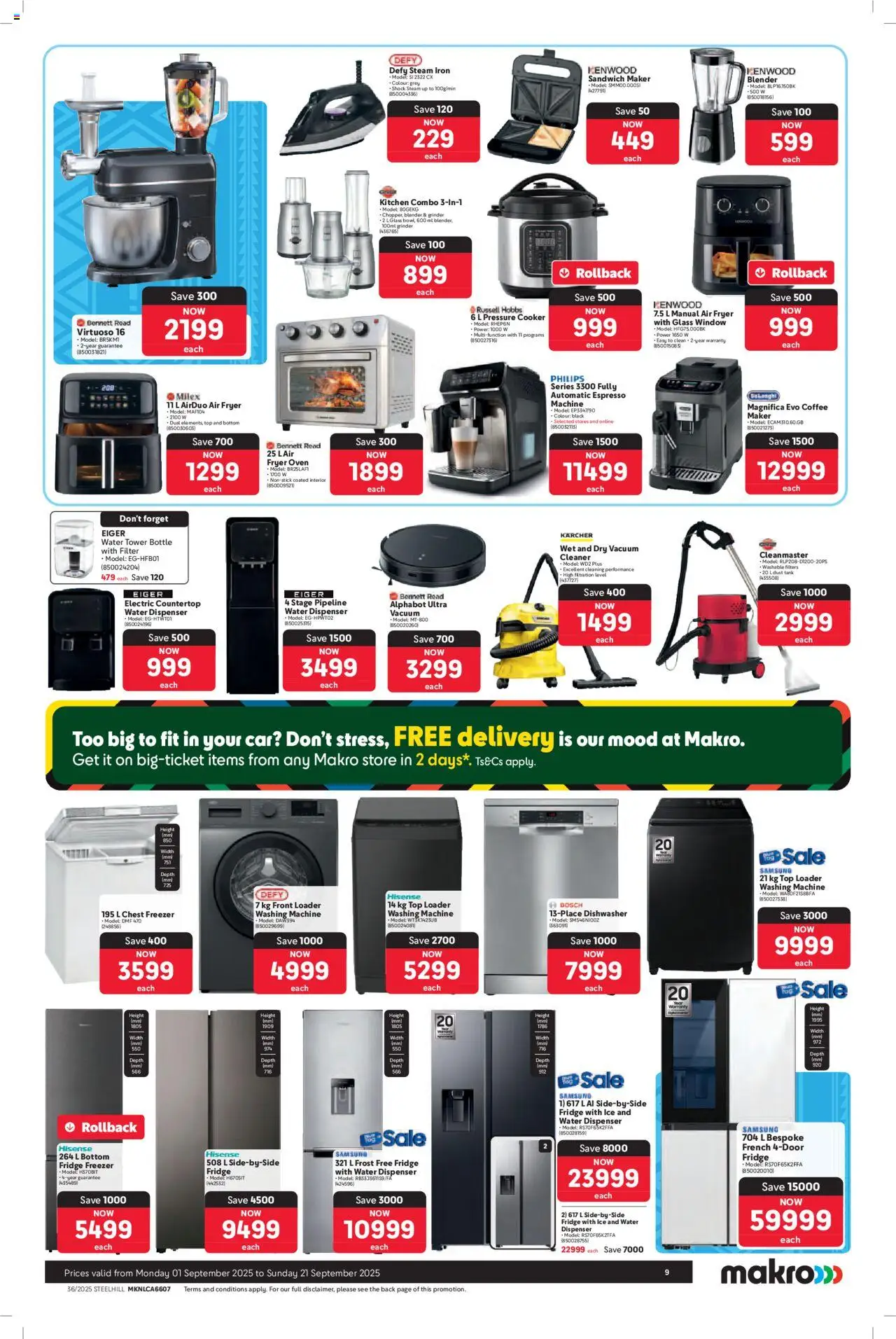 Makro Specials from 01/09 - 21/09/2025 > Promotions - page 9