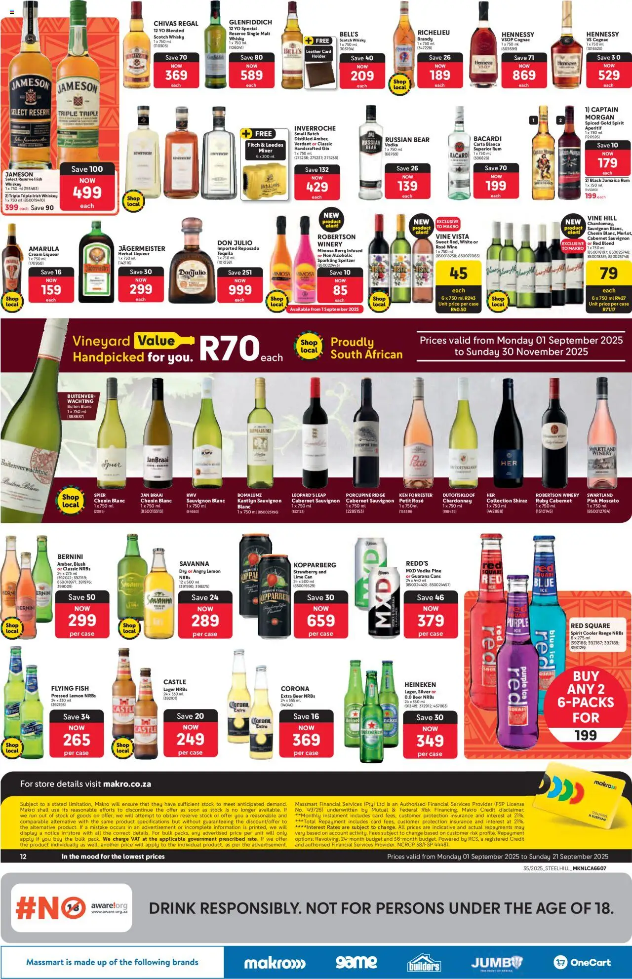 Makro Specials from 01/09 - 21/09/2025 > Promotions - page 12